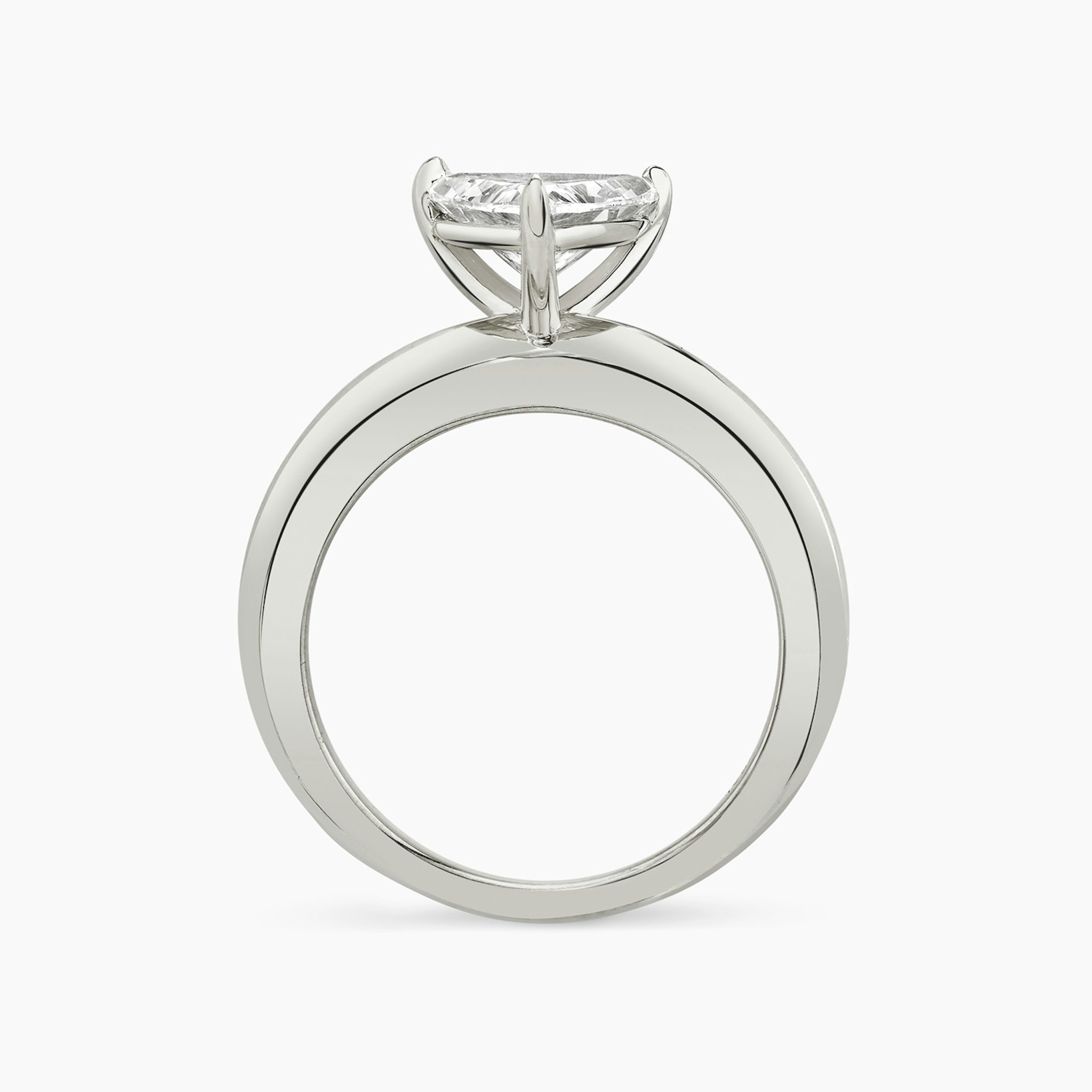 The Curator | Trillion | Platinum | bandAccent: Plain | diamondOrientation: vertical | caratWeight: other