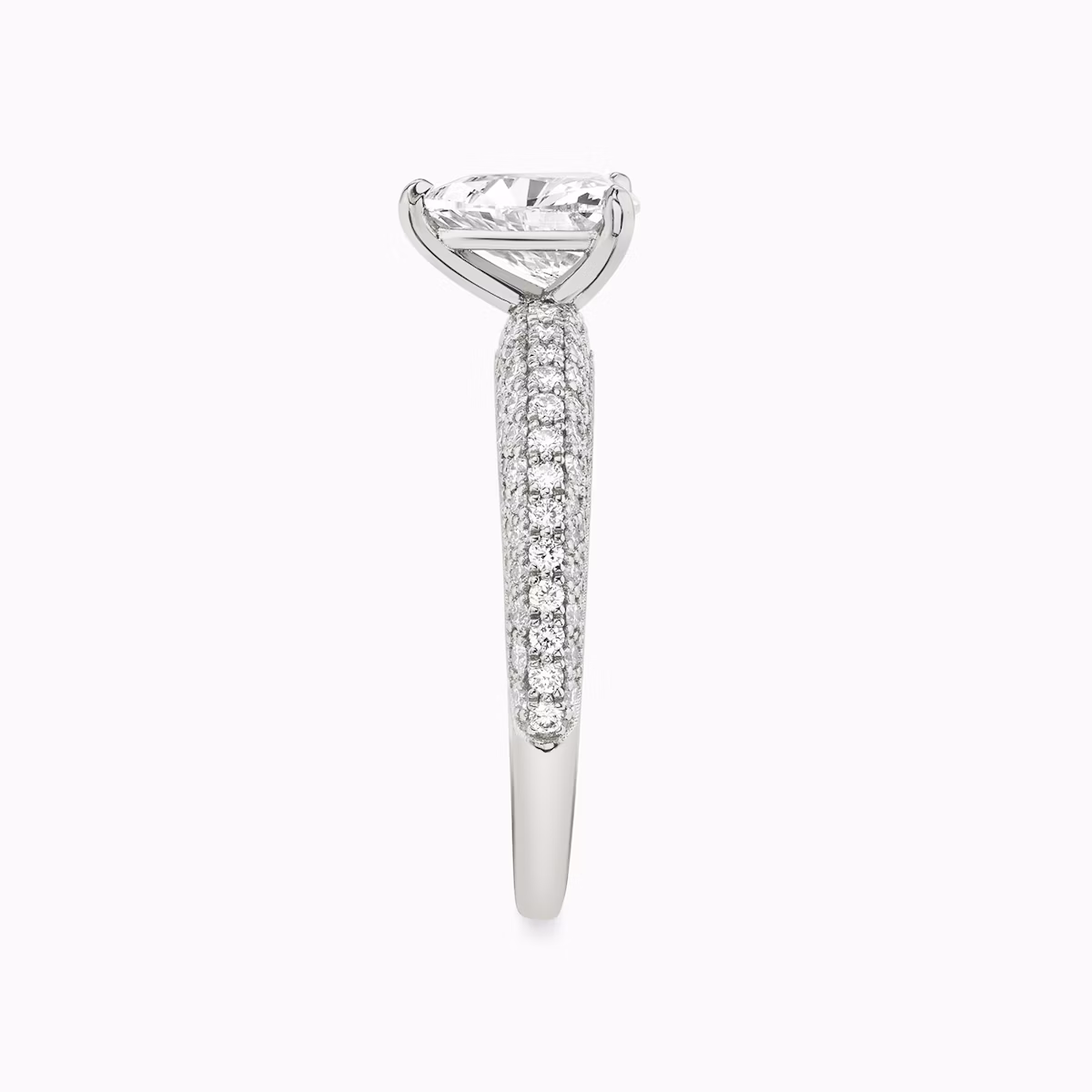 Curator | Trillant | Platin | bandAccent: Mit Pavé-Besatz | diamondOrientation: vertical | caratWeight: other
