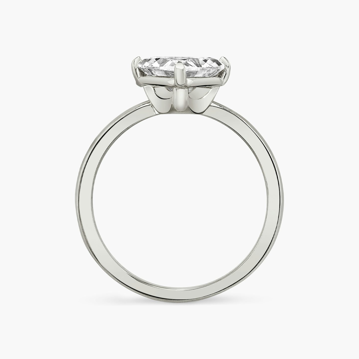 The Hover | Trillion | Platinum | bandAccent: Plain | diamondOrientation: vertical | caratWeight: other