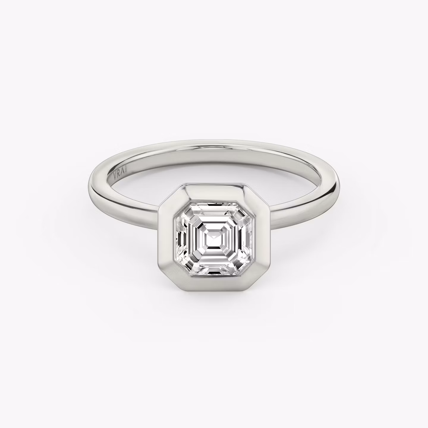 The Signature Bezel Asscher | Platinum