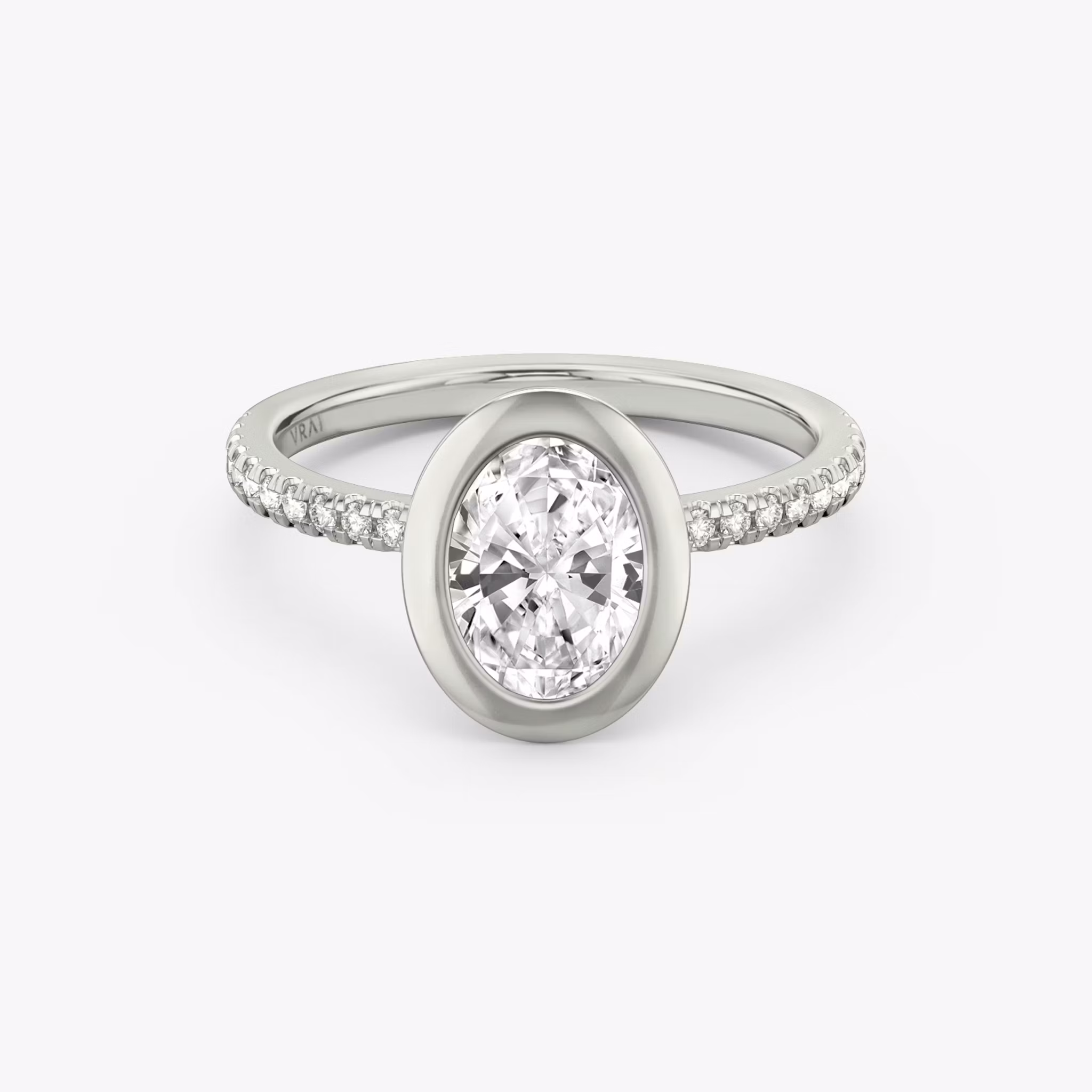 The Signature Bezel Oval | Platinum