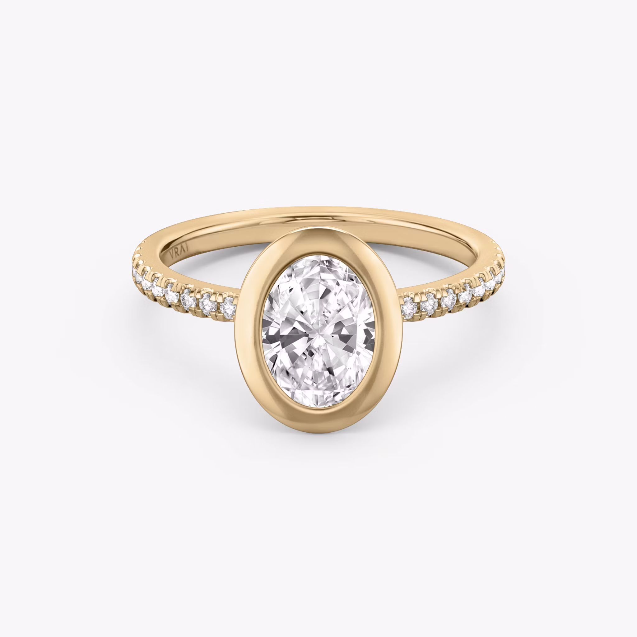 Signature Bezel Oval | Rose Gold