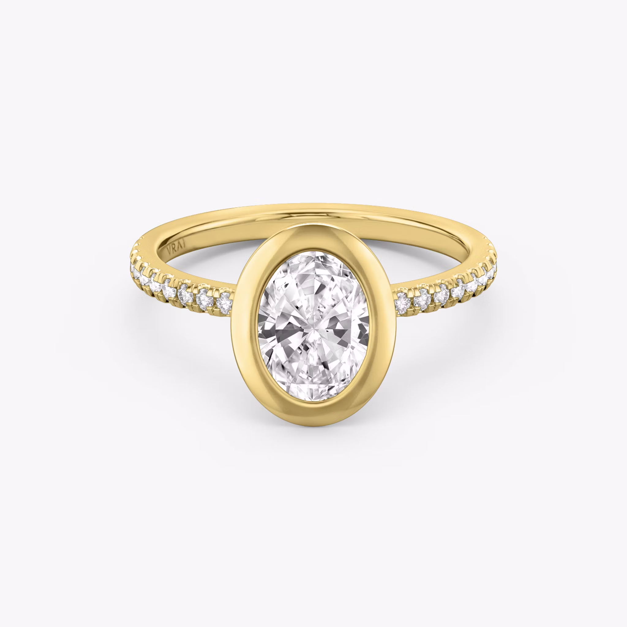 The Signature Bezel Oval | Yellow Gold