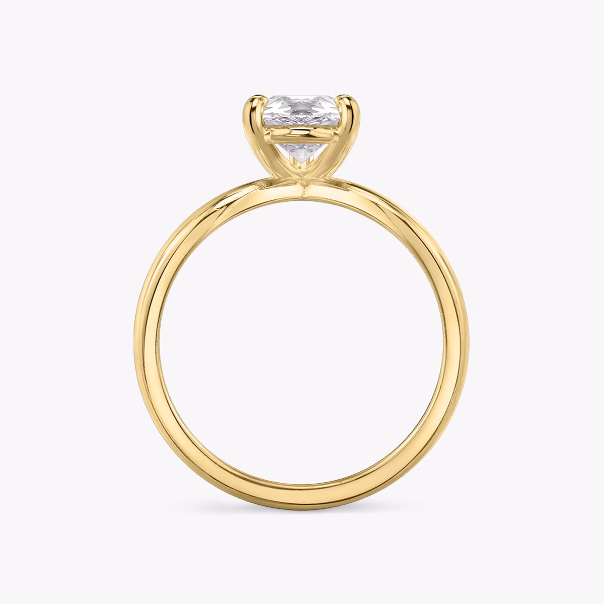 The Duet | Pear | 18k | Yellow Gold | bandAccent: Plain | diamondOrientation: vertical | caratWeight: other