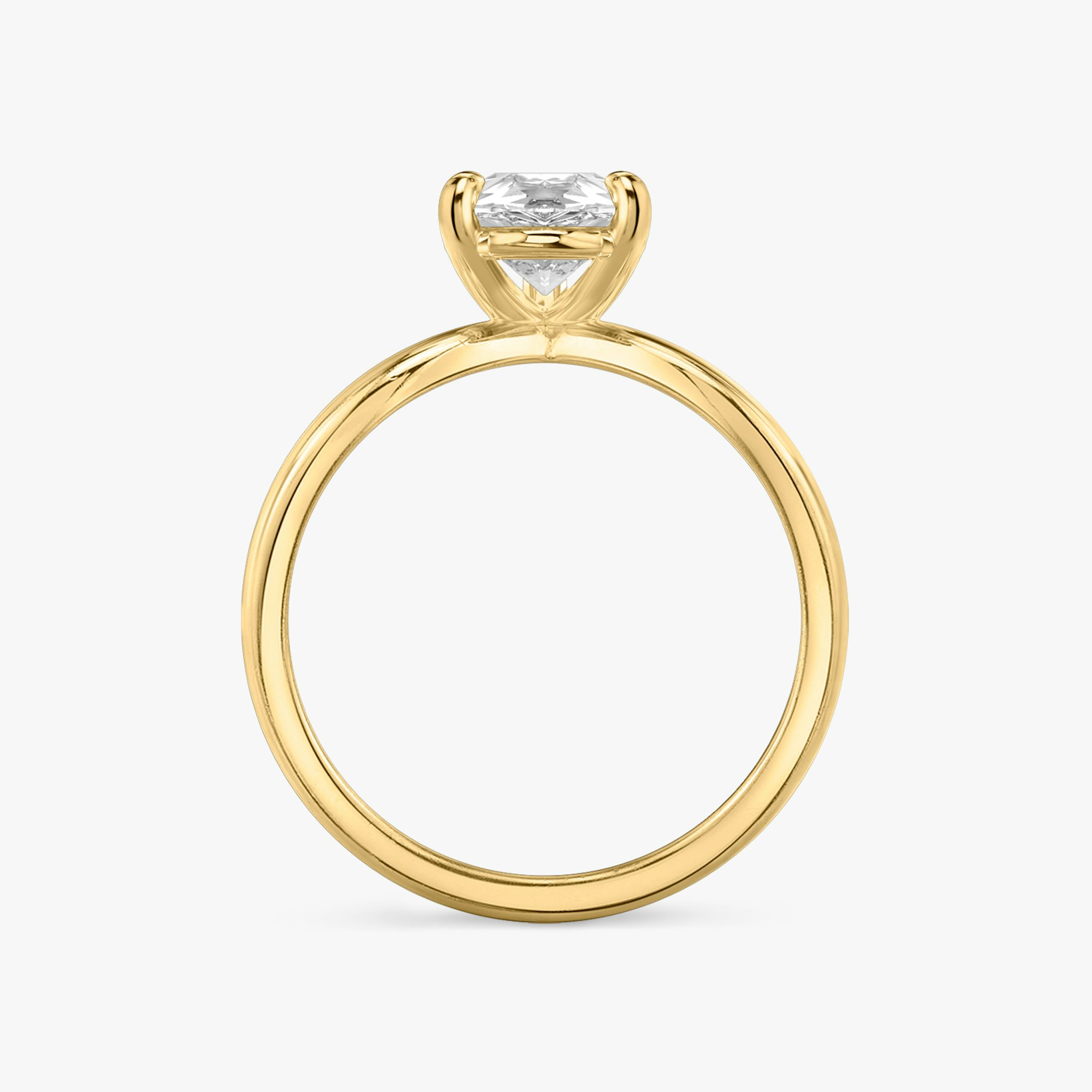 The Duet | Pear | 18k | Yellow Gold | bandAccent: Plain | diamondOrientation: vertical | caratWeight: other