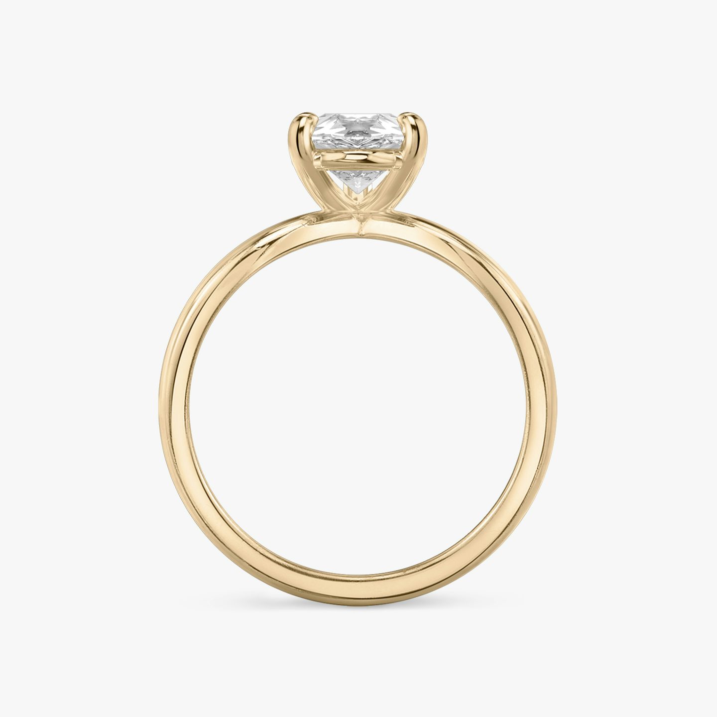 The Duet | Pear | 14k | Rose Gold | bandAccent: Plain | diamondOrientation: vertical | caratWeight: other