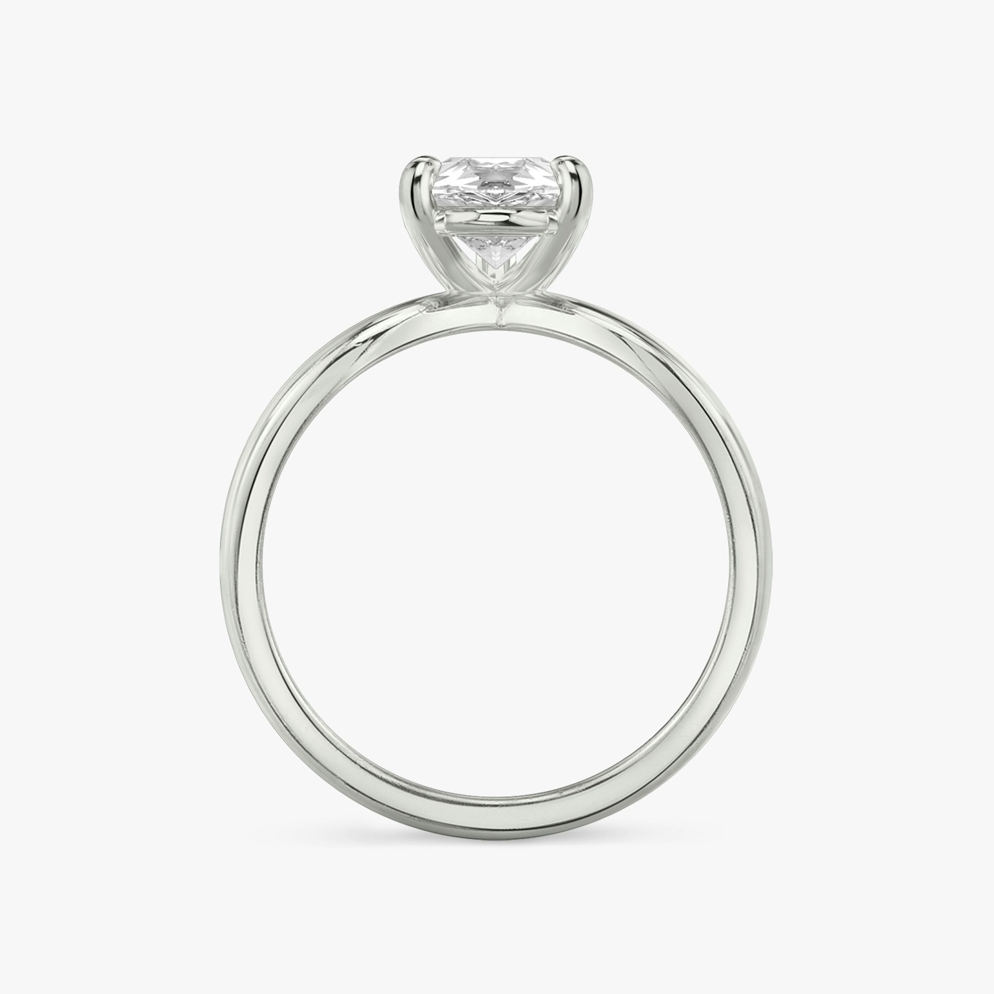 The Duet | Pear | Platinum | bandAccent: Plain | diamondOrientation: vertical | caratWeight: other