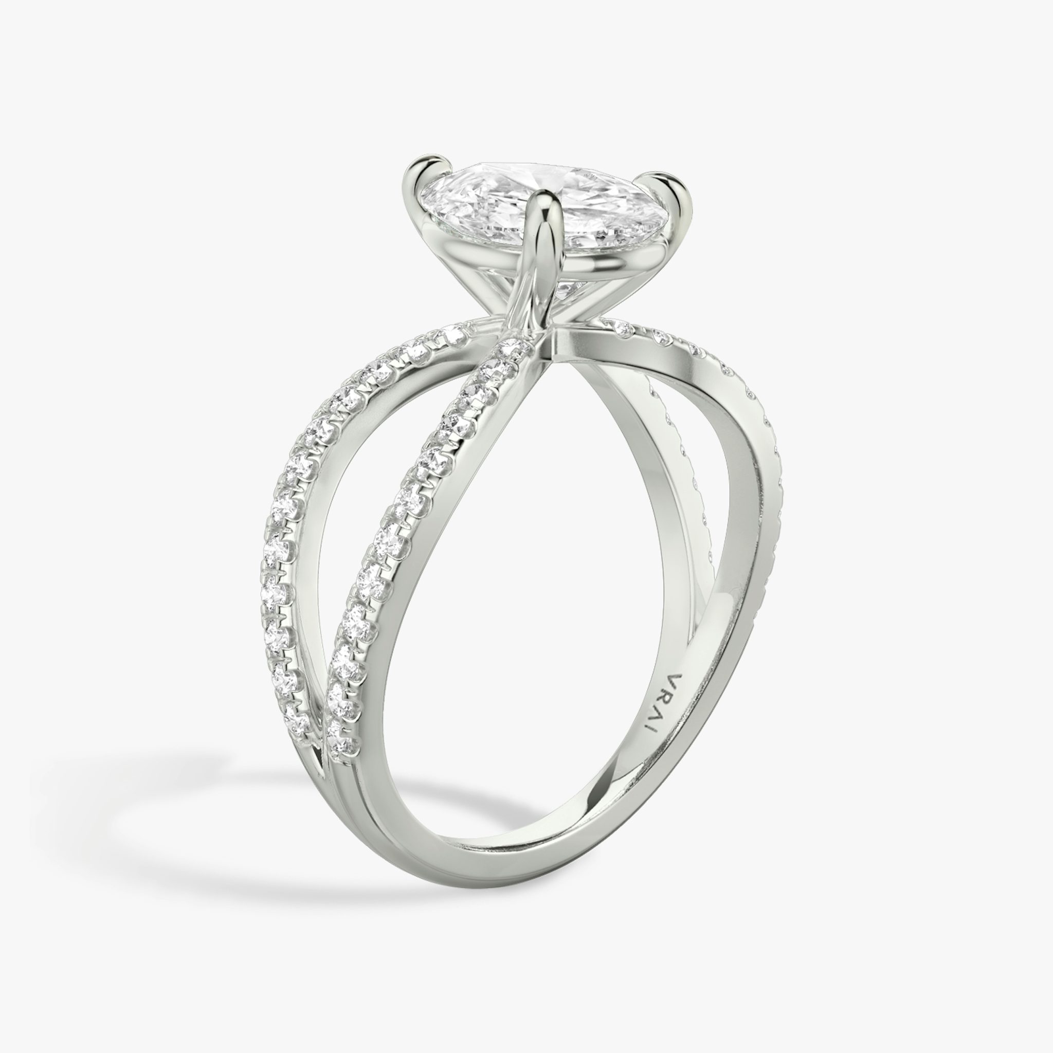 Pear Duet diamond ring