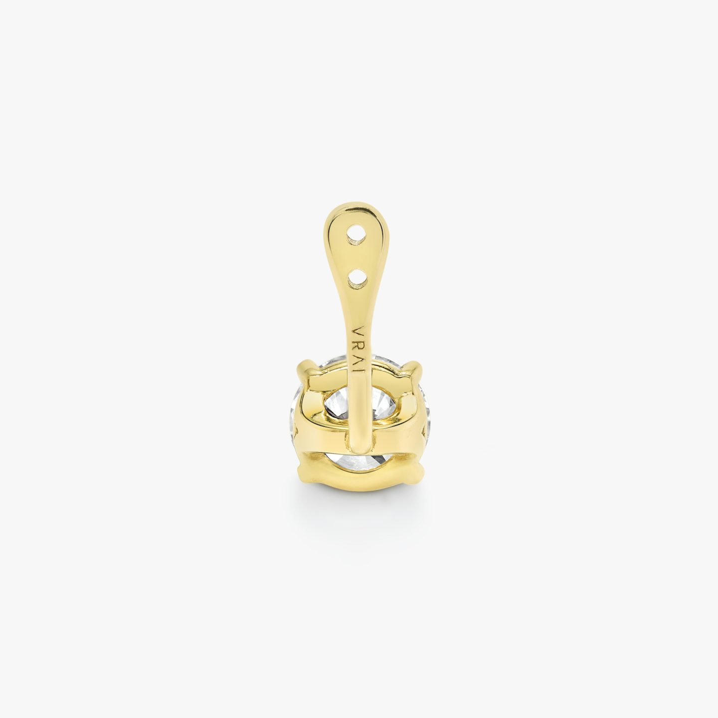 VRAI Solitaire Drop Ear Jacket | Round Brilliant | 14k | Yellow Gold | caratWeight: 0.50ct