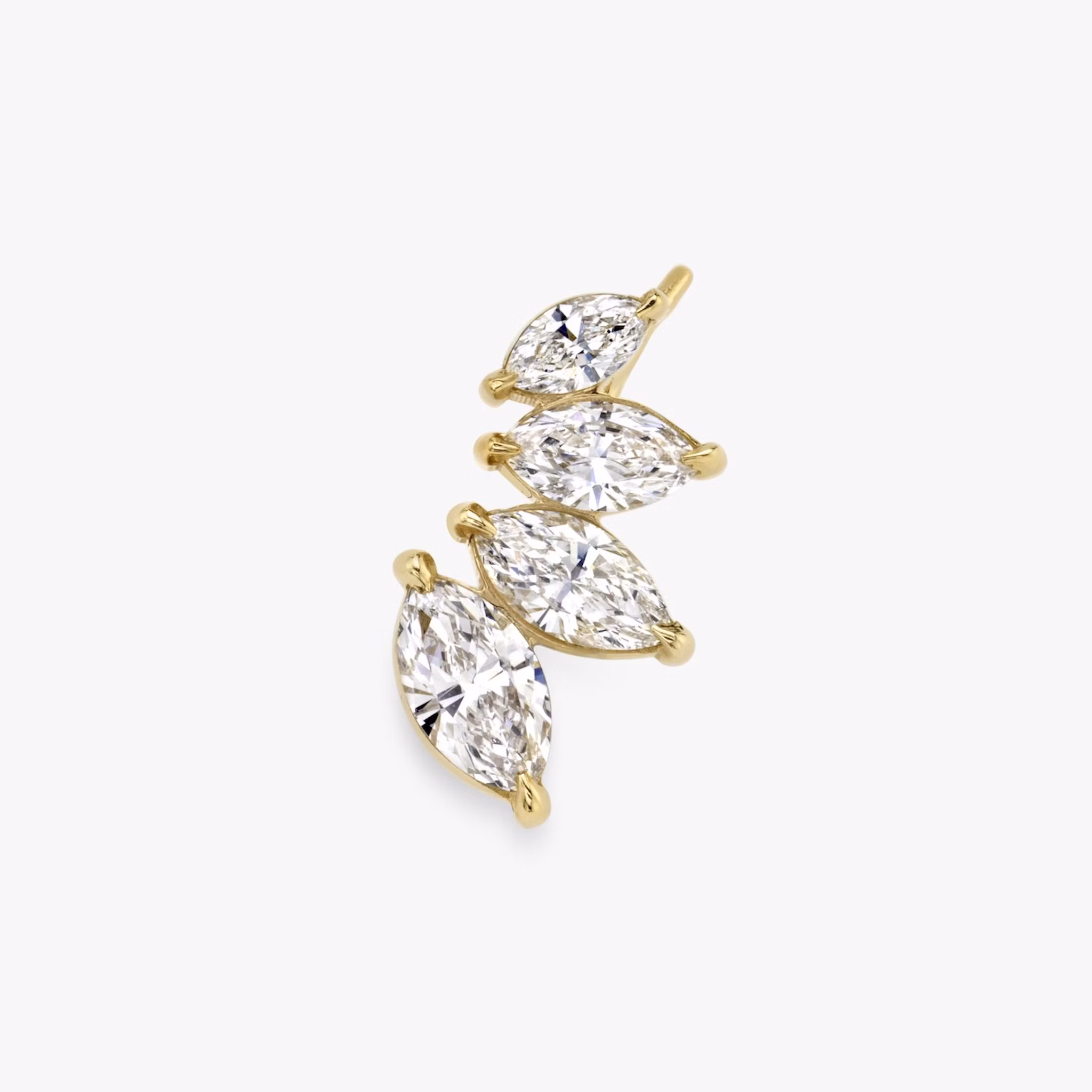 Shown with left earring
