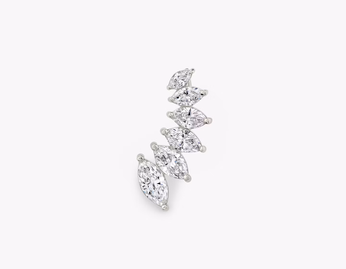 VRAI Ear Arc Marquise | White Gold