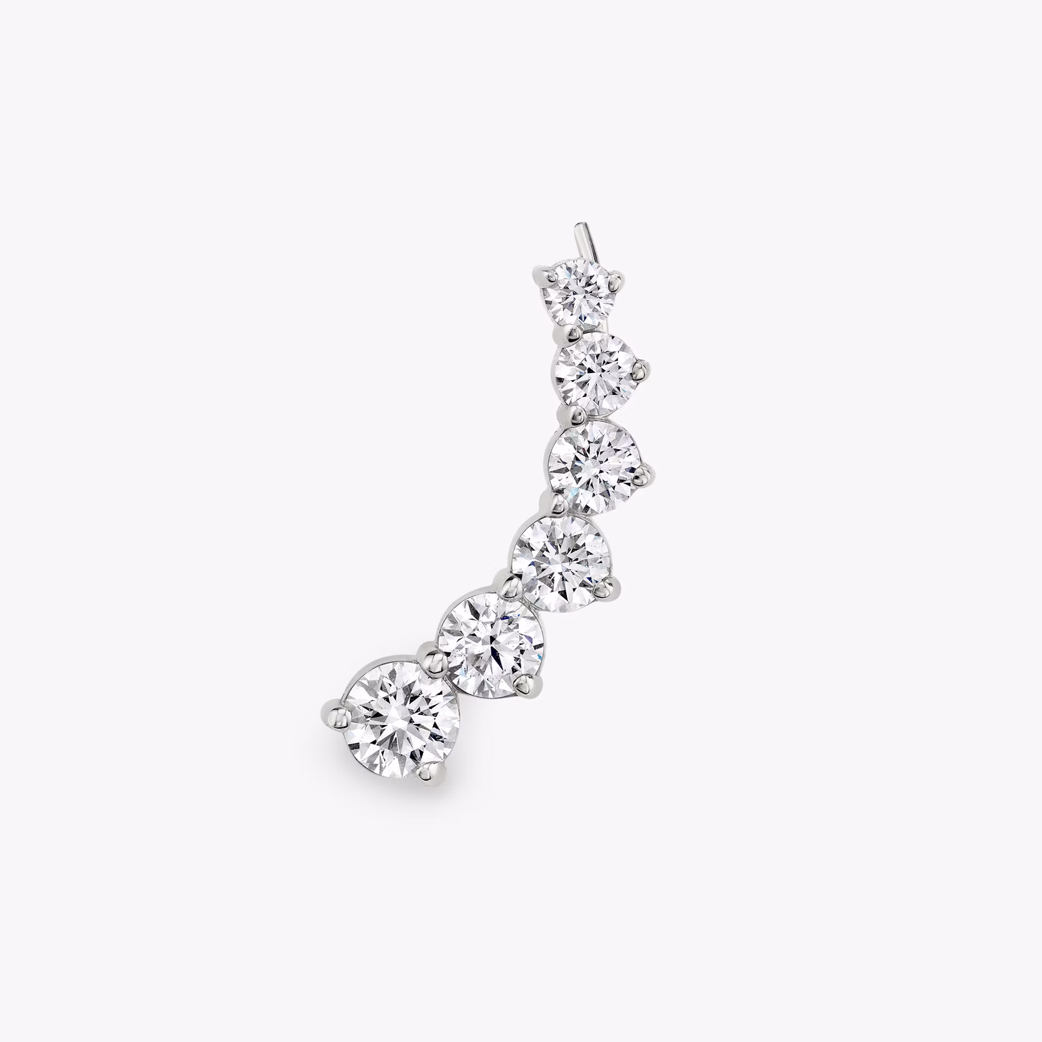 Shown with left earring