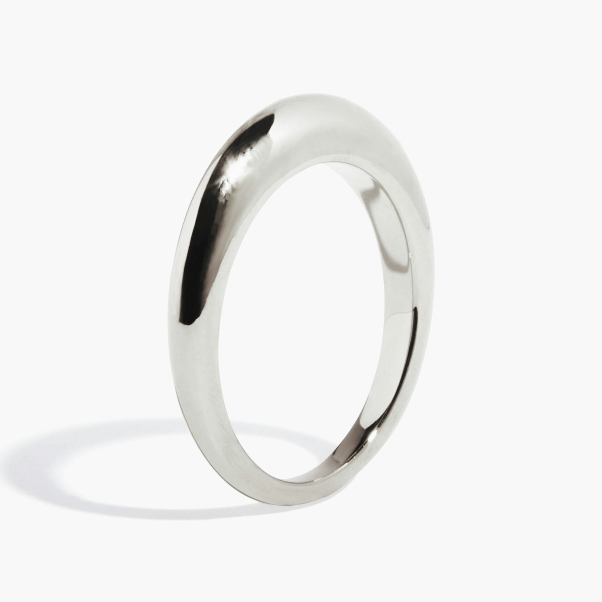 The Curator Band | 18k | White Gold | bandAccent: Plain