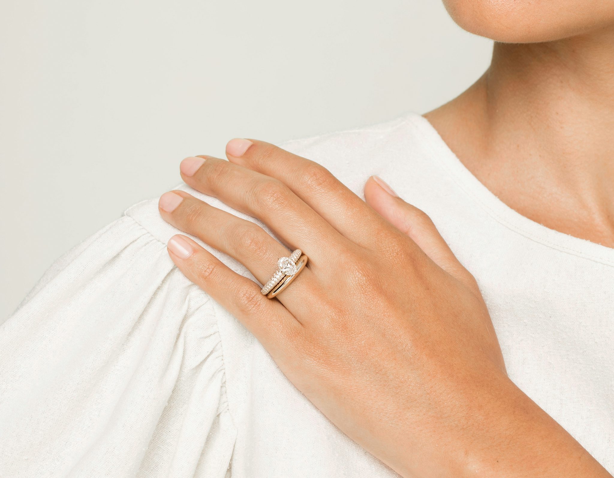 The Curator Band | 18k | White Gold | bandAccent: Plain