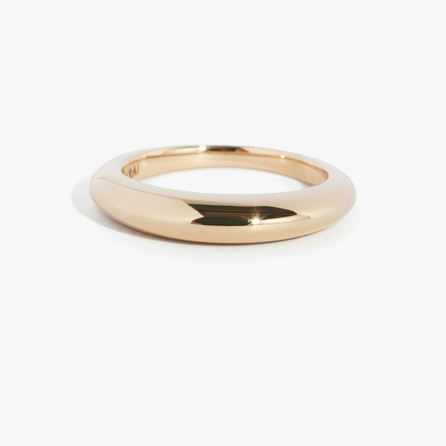 Curator Band Plain Rose Gold Faux