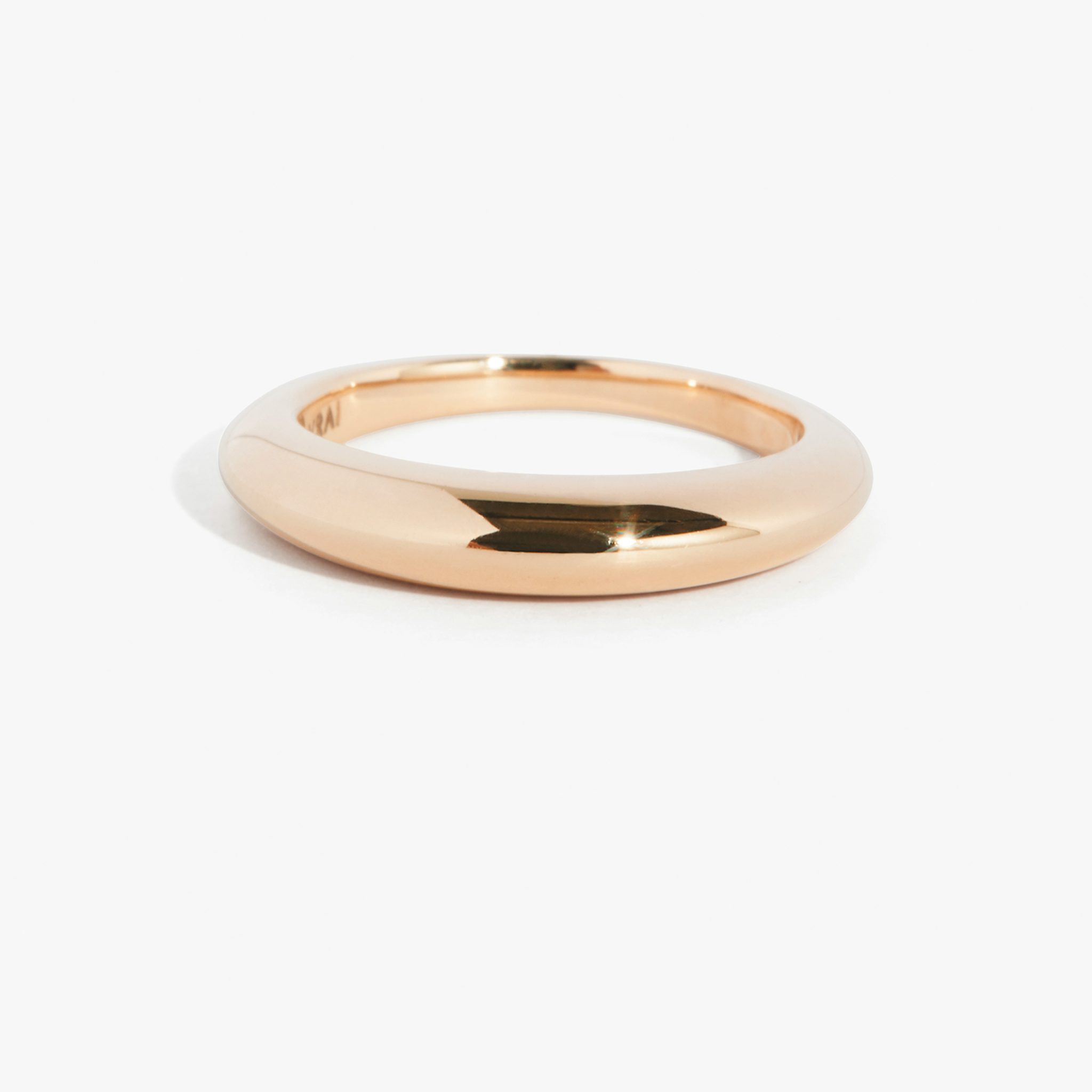 Curator Band Plain Rose Gold Faux