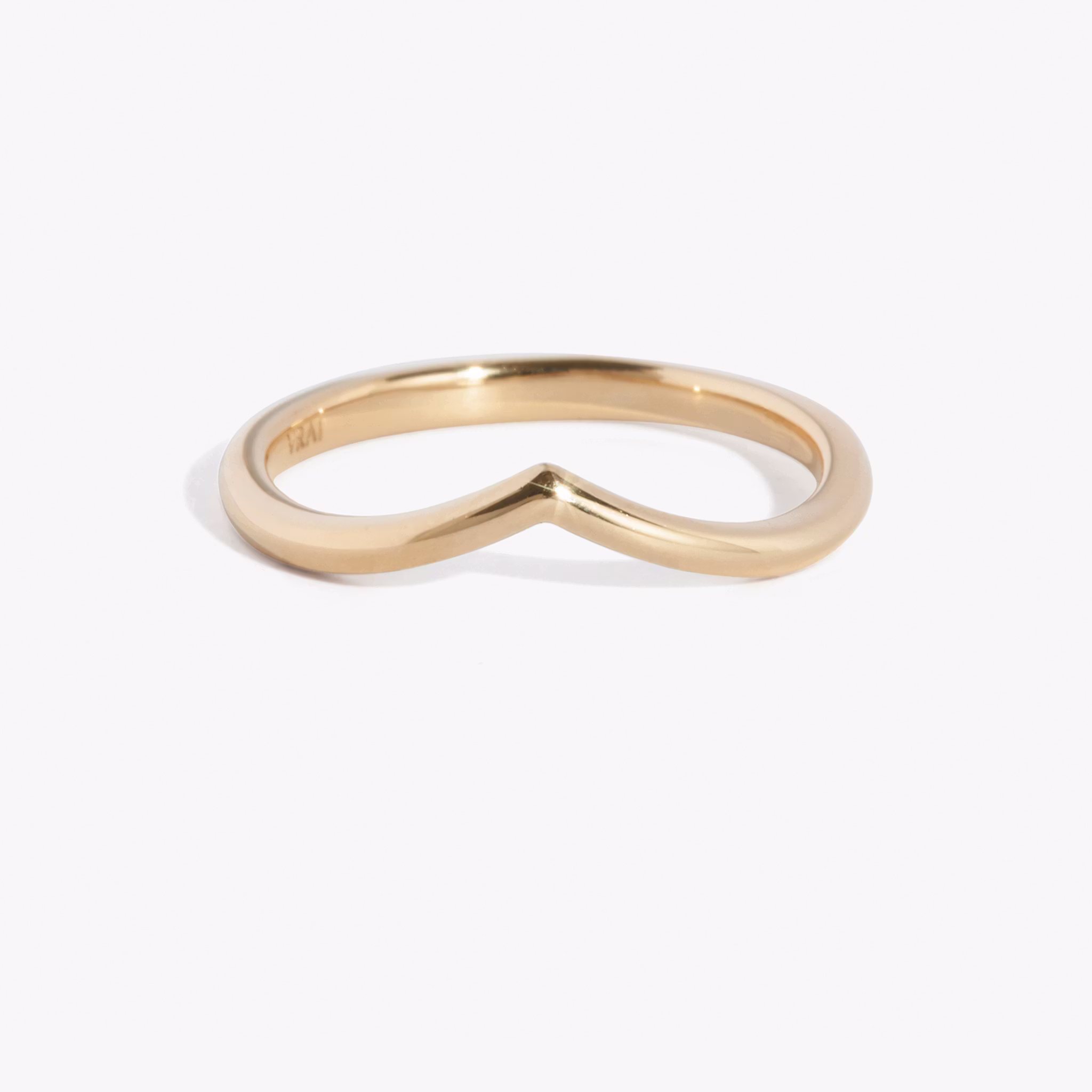 The Chevron Band | Rose Gold
