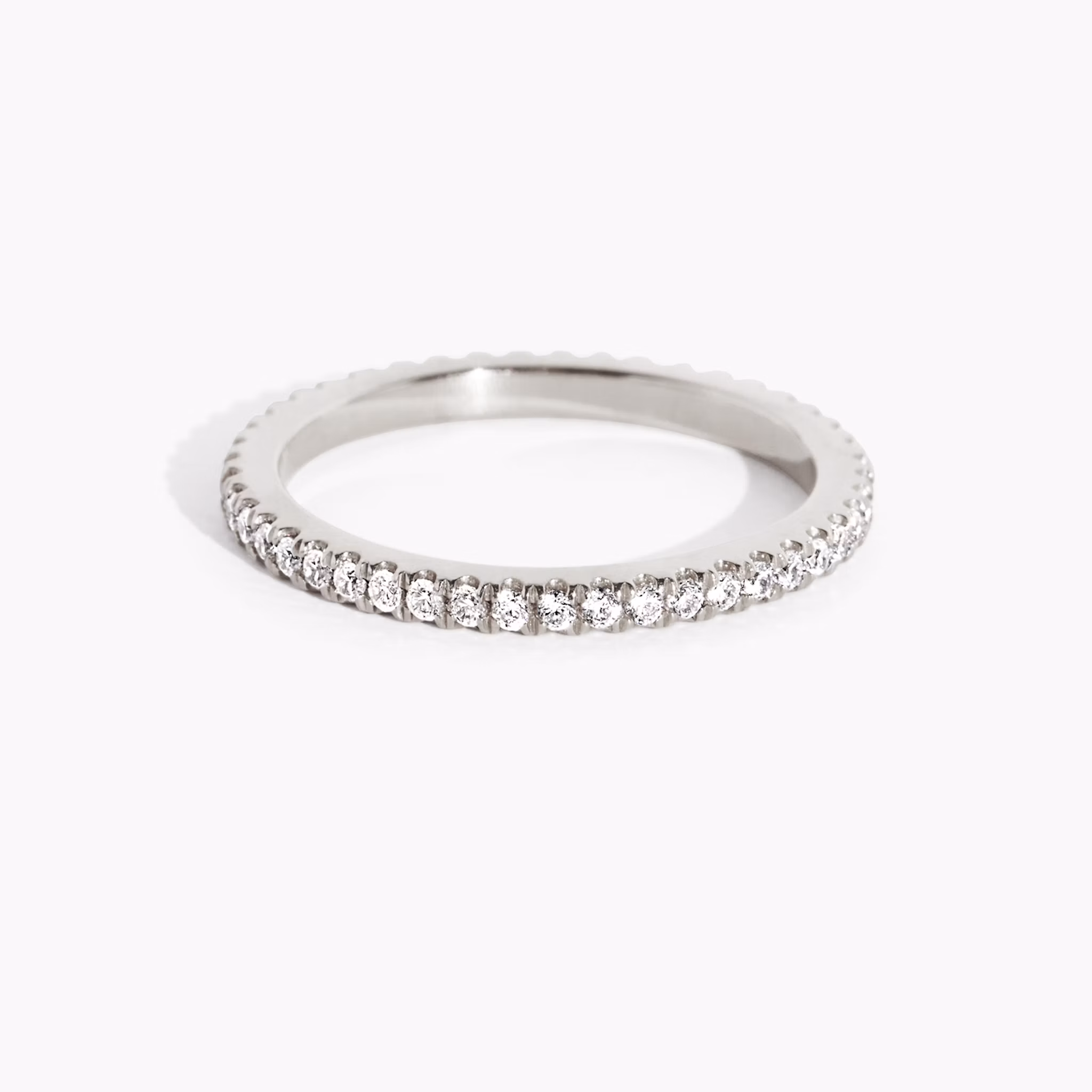 Infinity Round Brilliant wedding ring