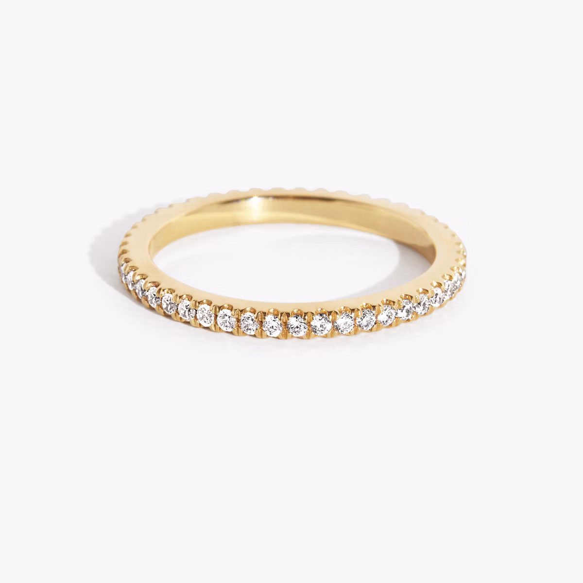 Infinity diamond ring