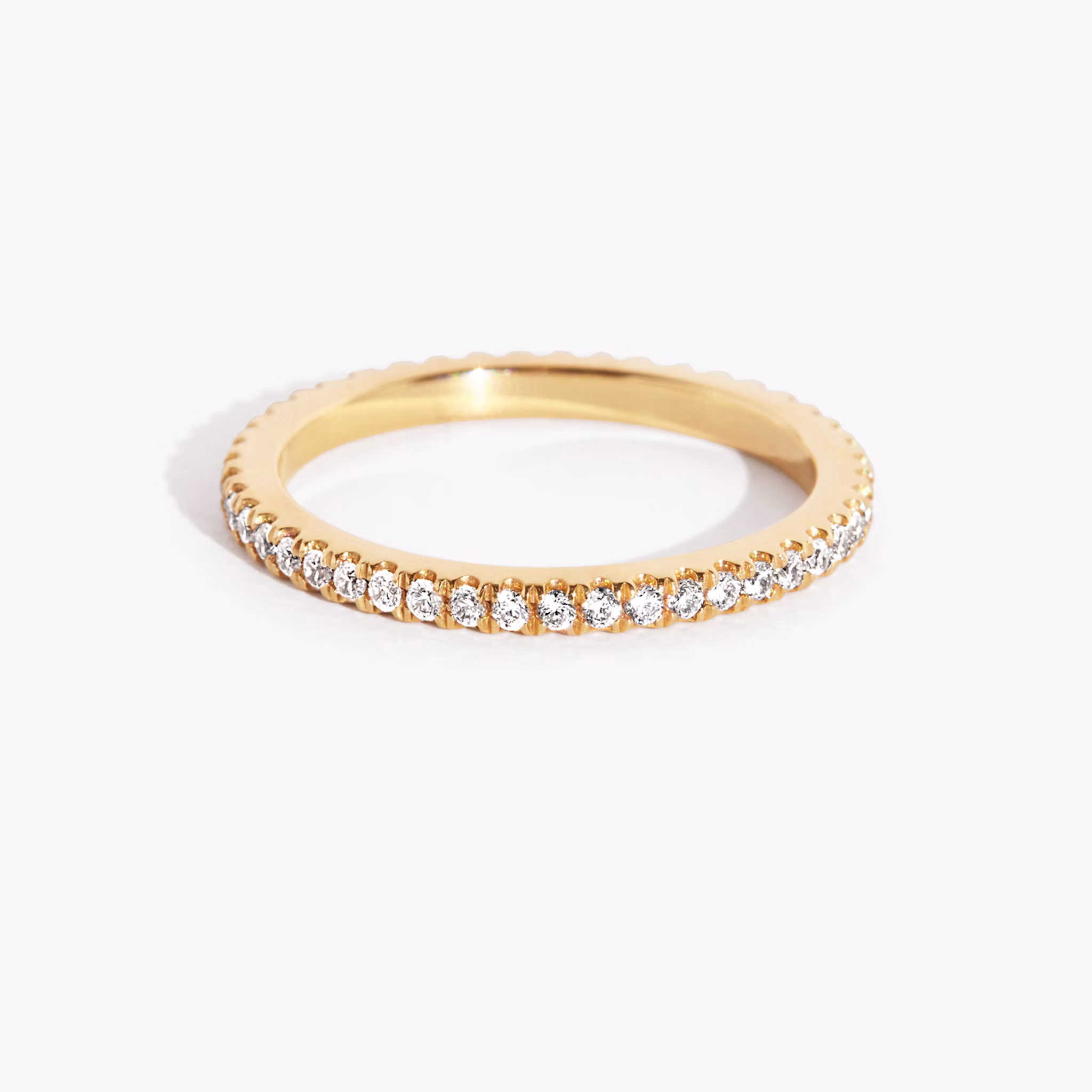 Infinity diamond ring