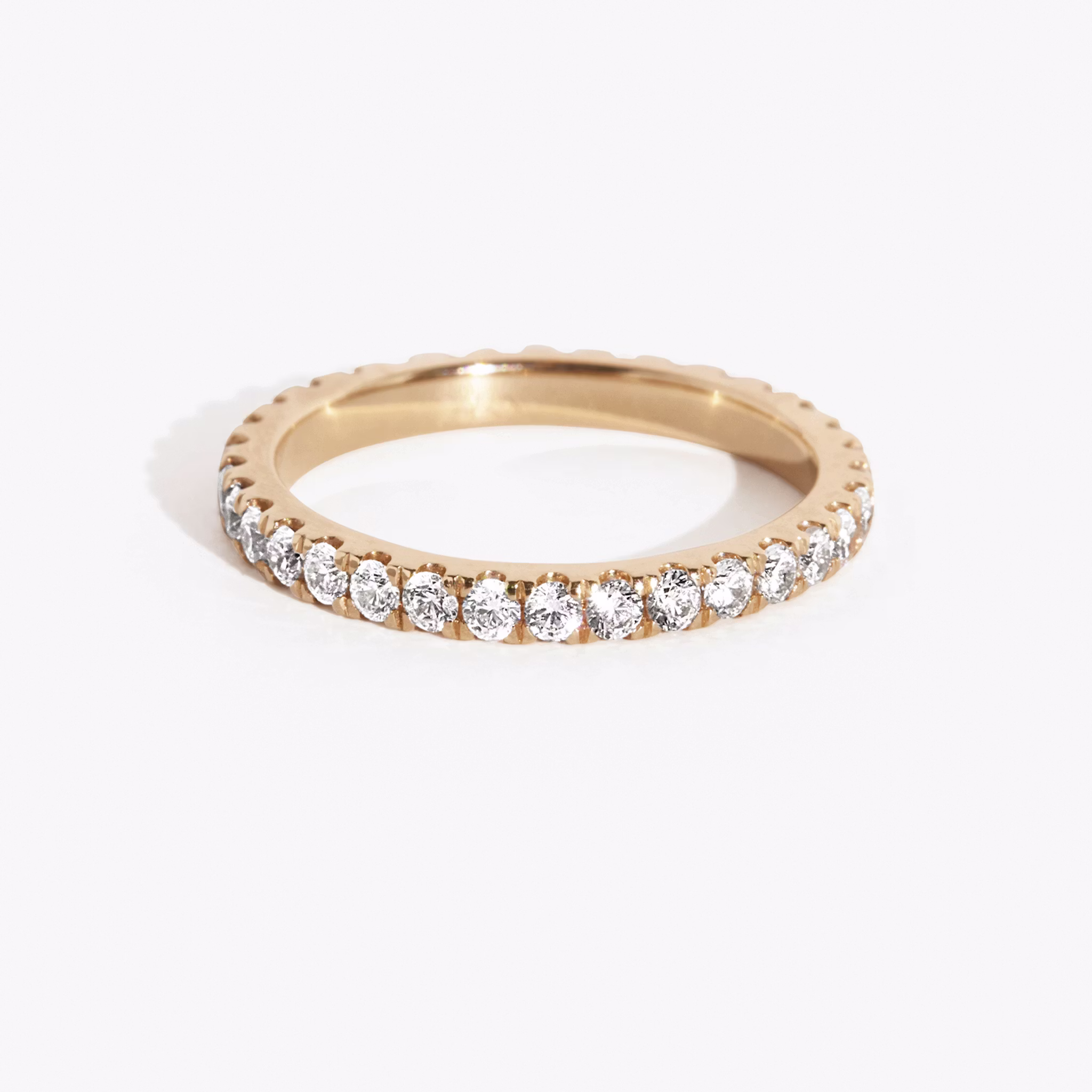 The Infinity Band Round Brilliant | Rose Gold