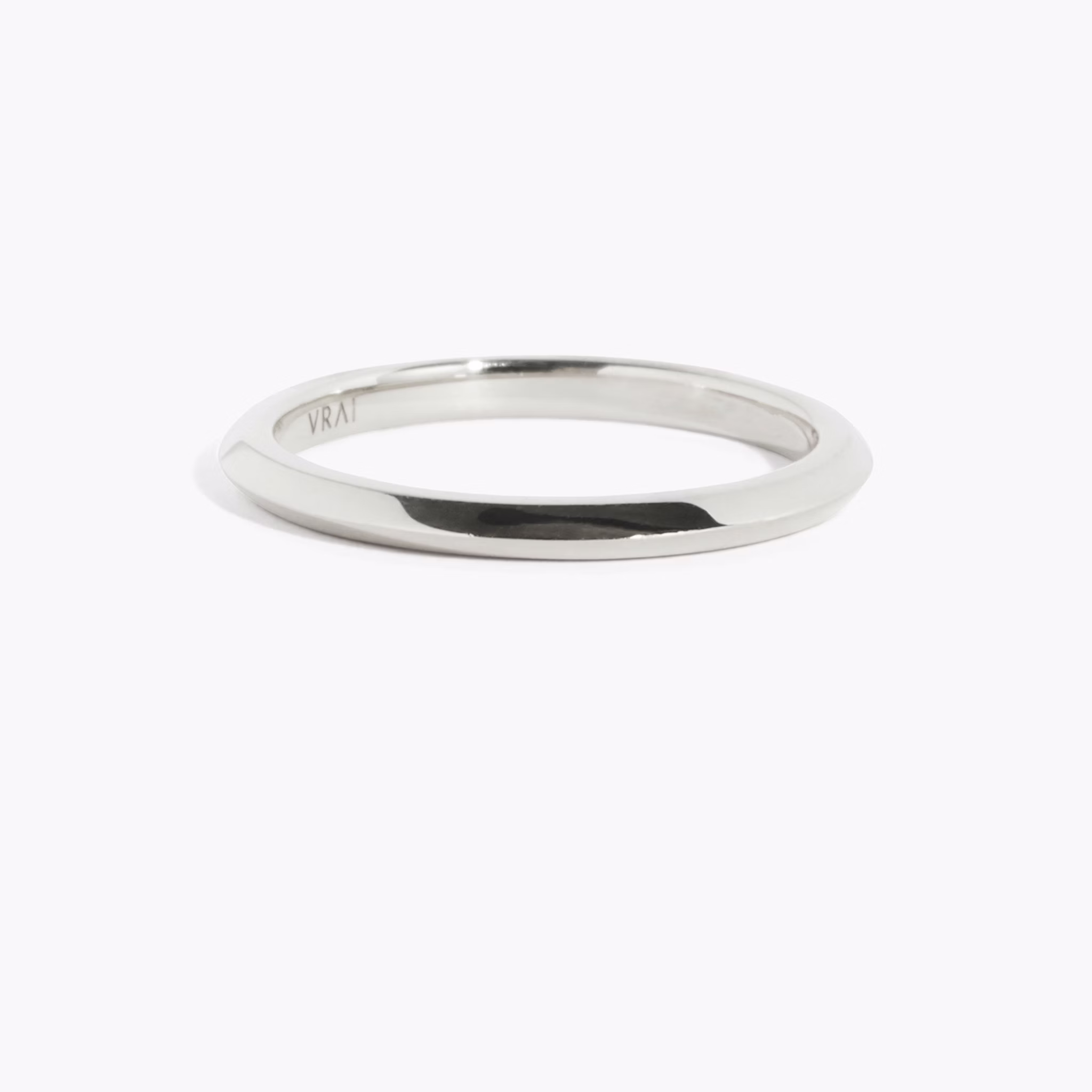 Knife Edge Wedding Ring