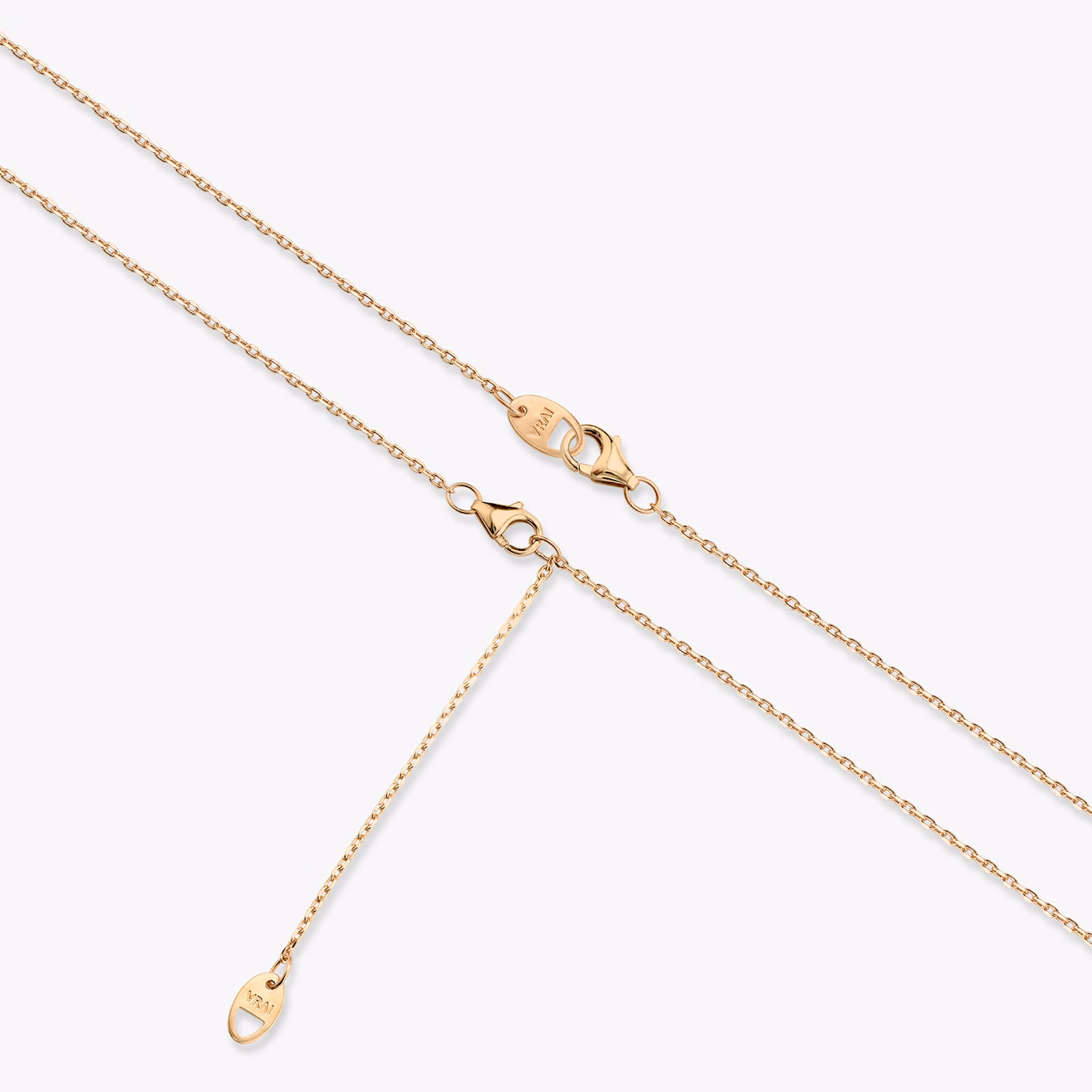VRAI Solitaire Pendant | Oval | 14k | Rose Gold | caratWeight: 1.0ct