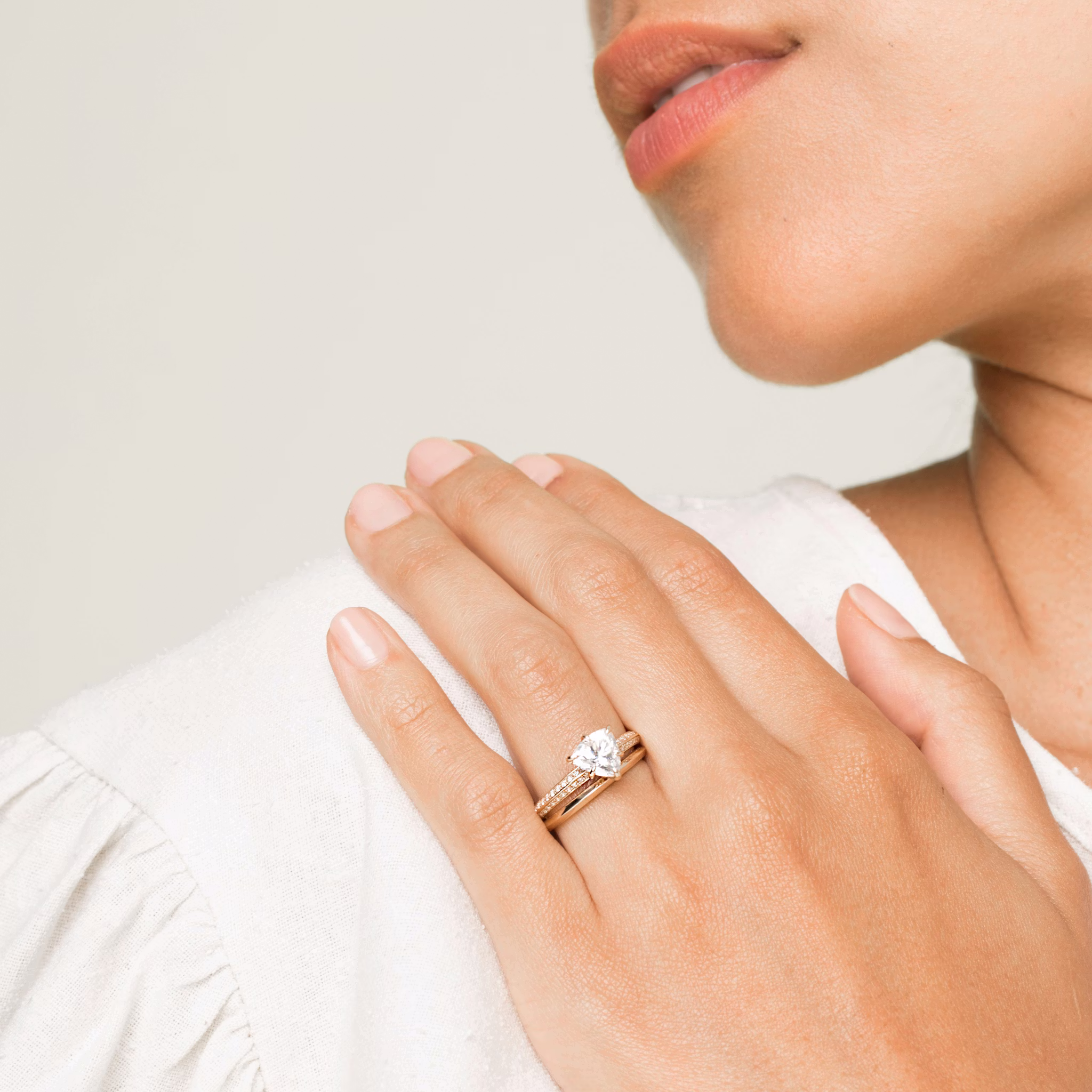 The Knife-Edge Band | 14k | Rose Gold | bandAccent: Plain