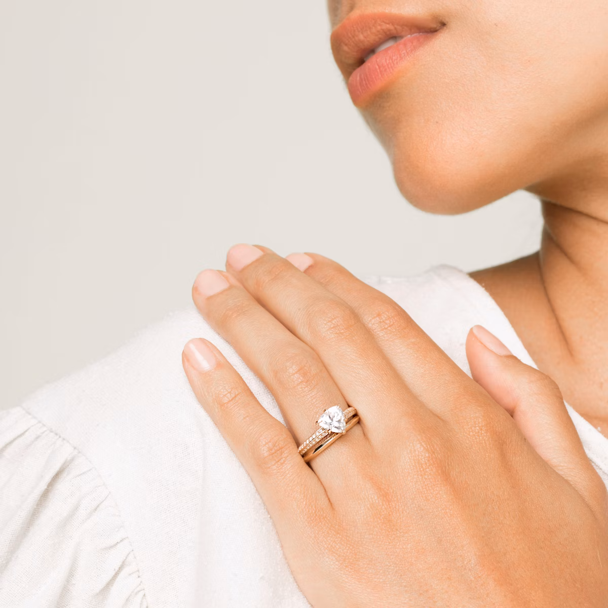 The Knife-Edge Ehering | 18k | Weißgold | bandAccent: Ohne Pavé-Besatz