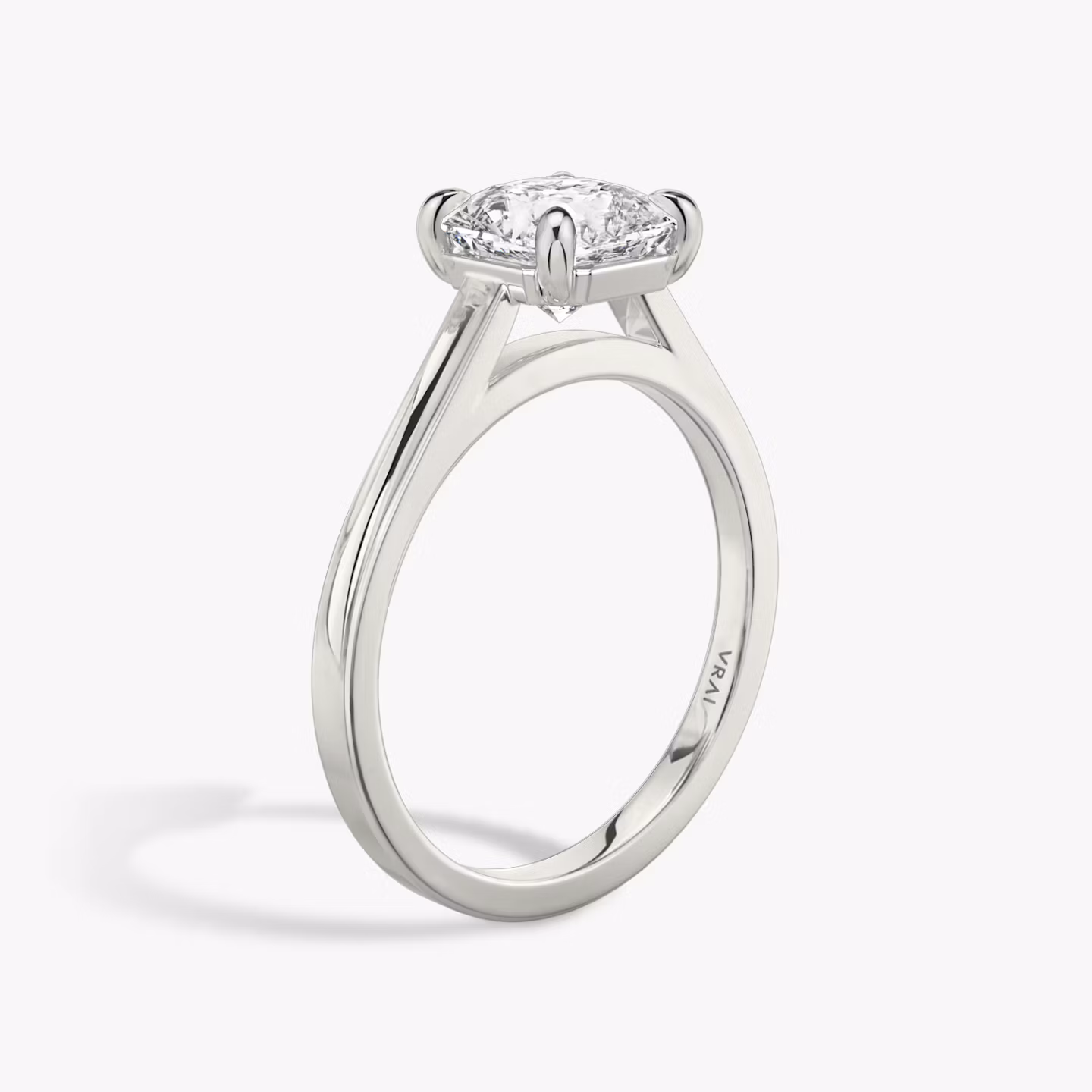 The Cathedral Asscher | White Gold