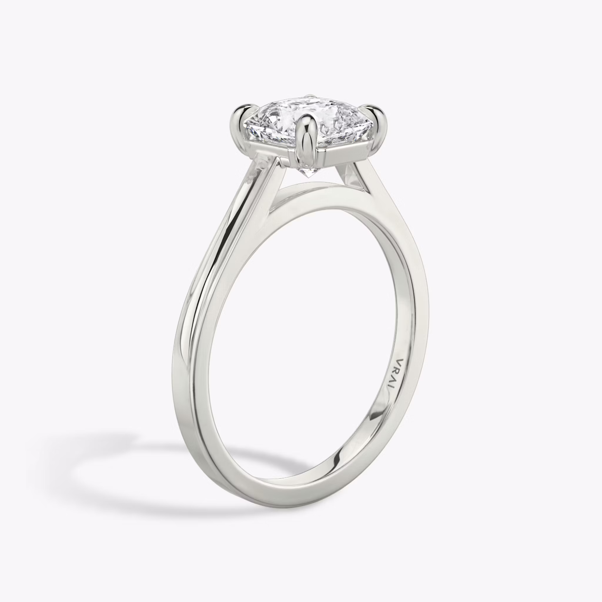 The Cathedral Asscher | White Gold