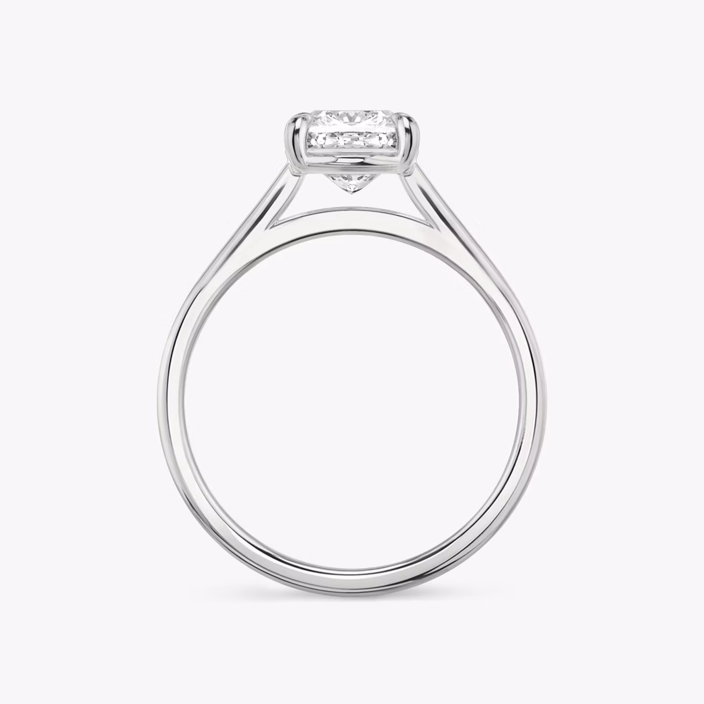 Cathedral | Cushion | Platin | bandAccent: Ohne Pavé-Besatz | diamondOrientation: vertical | caratWeight: other