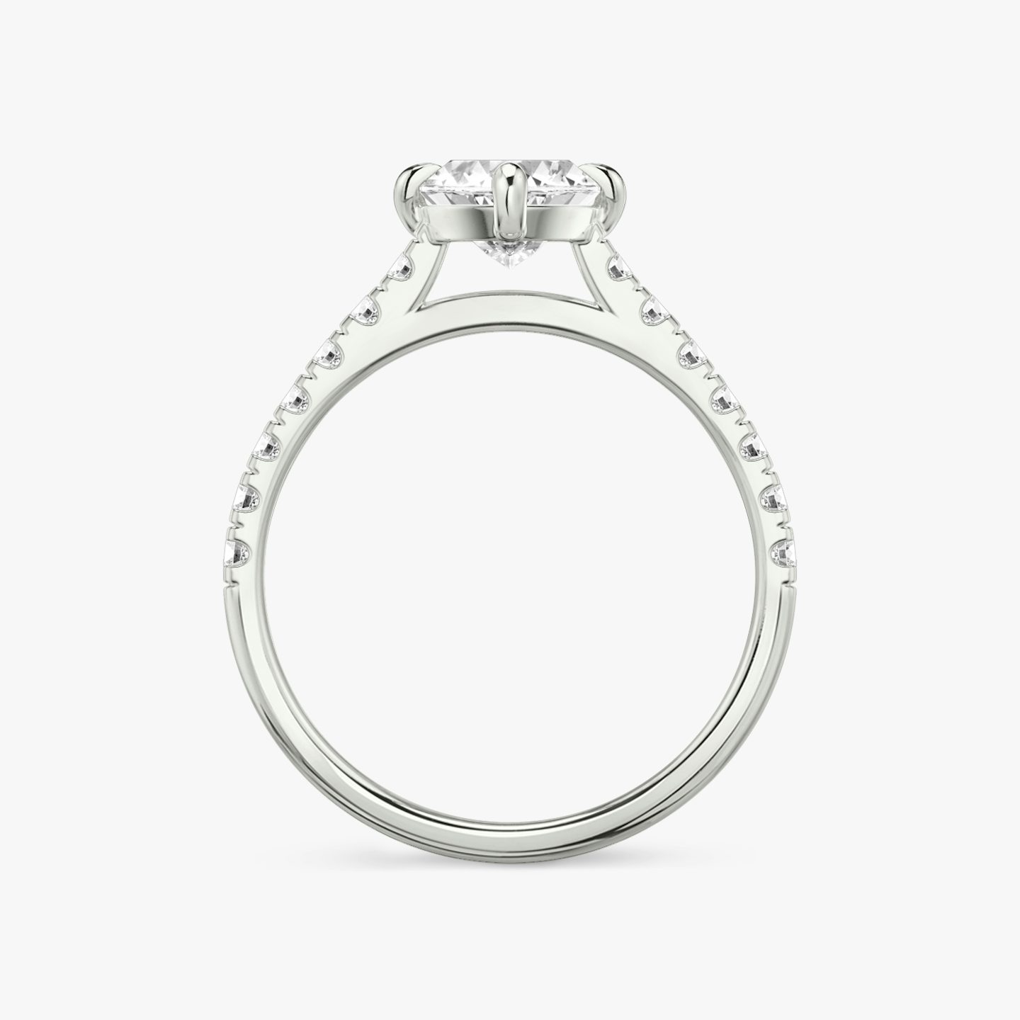 The Cathedral | Marquise | 18k | White Gold | bandAccent: Pavé | diamondOrientation: vertical | caratWeight: other