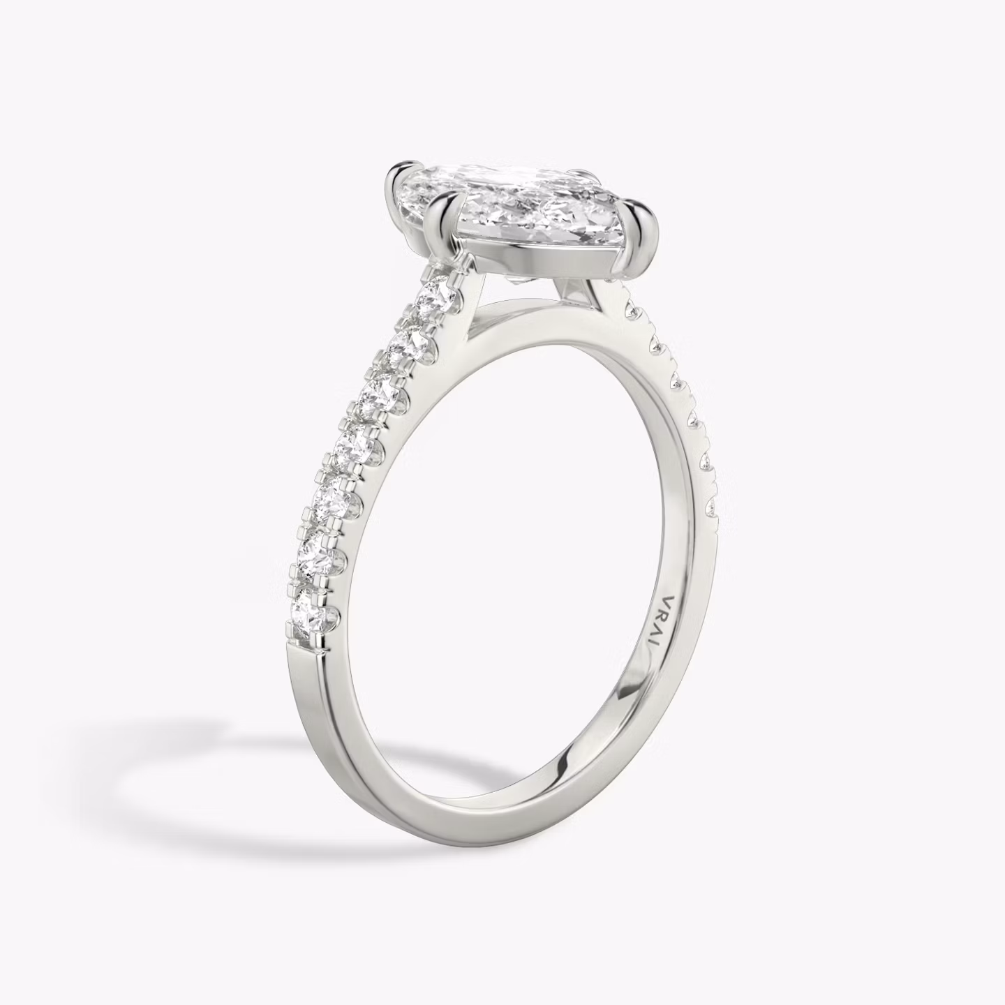 The Cathedral Marquise | White Gold