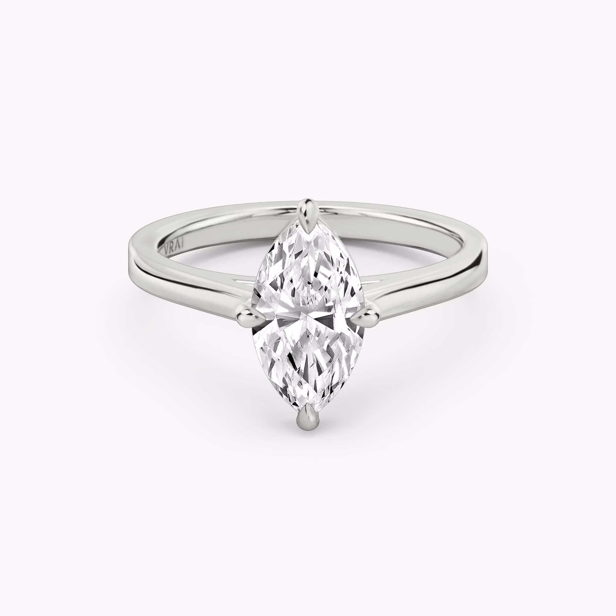 The Cathedral | Marquise | Platinum | bandAccent: Plain | diamondOrientation: vertical | caratWeight: other
