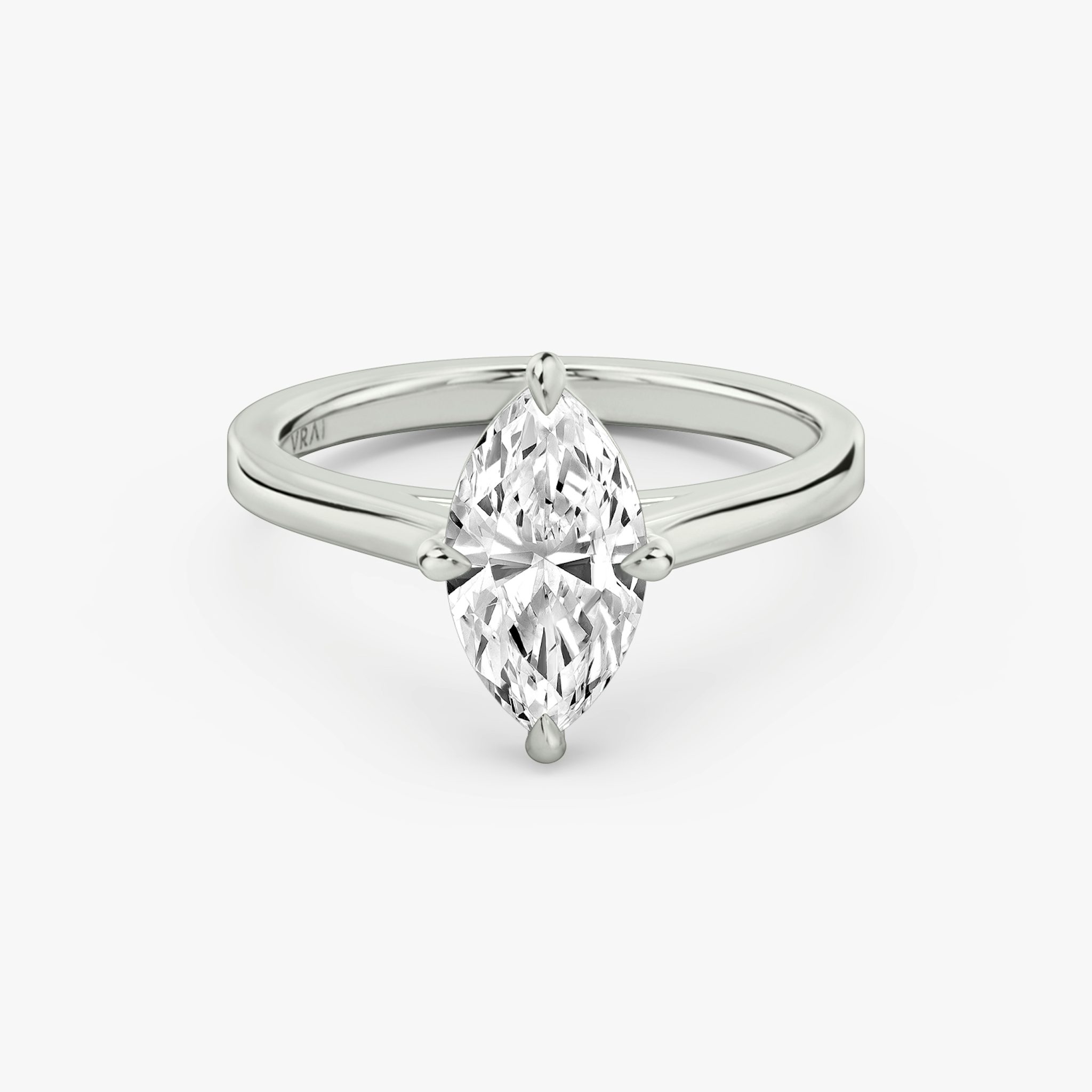 The Cathedral | Marquise | Platinum | bandAccent: Plain | diamondOrientation: vertical | caratWeight: other