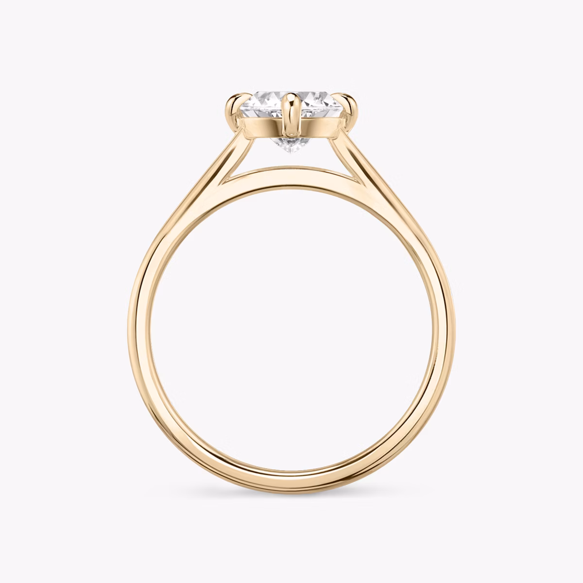 The Cathedral | Marquise | 14k | Rose Gold | bandAccent: Plain | diamondOrientation: vertical | caratWeight: other