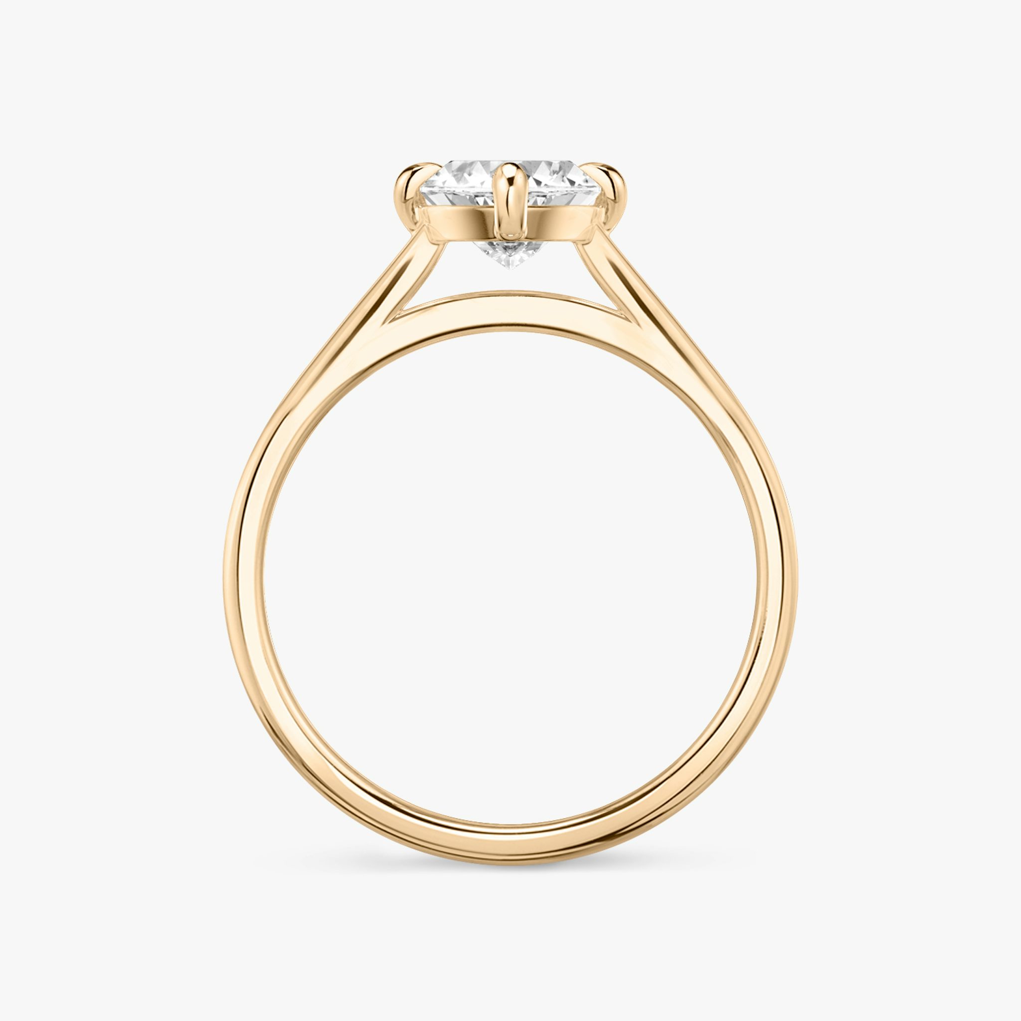 The Cathedral | Marquise | 14k | Rose Gold | bandAccent: Plain | diamondOrientation: vertical | caratWeight: other