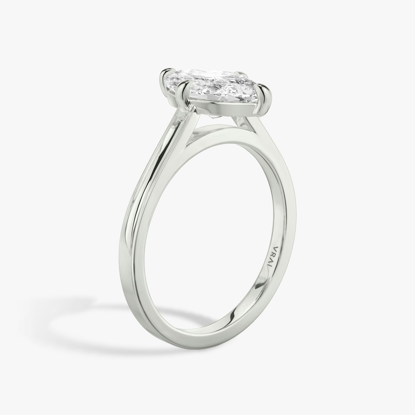 The Cathedral | Marquise | Platinum | bandAccent: Plain | diamondOrientation: vertical | caratWeight: other