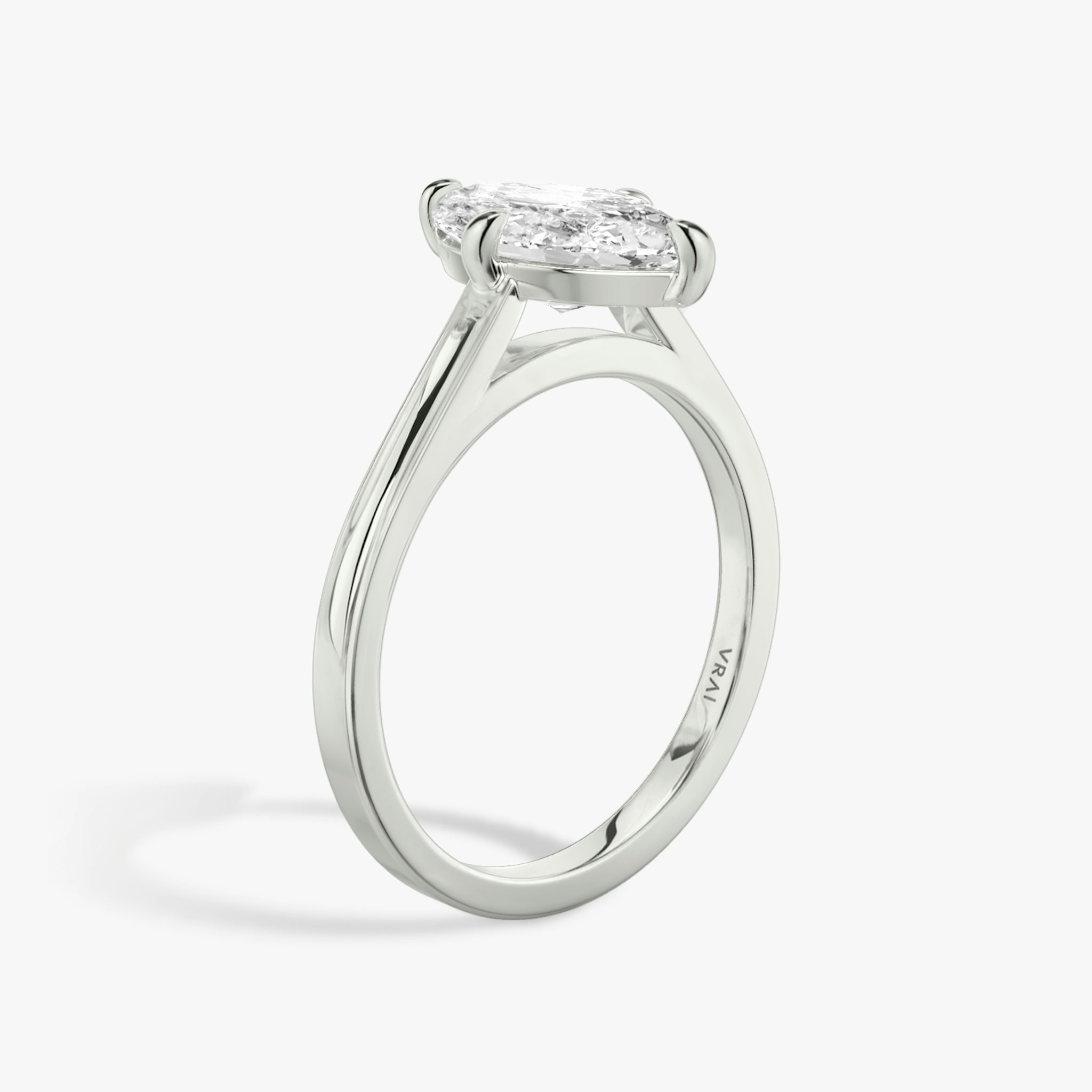 The Cathedral | Marquise | Platinum | bandAccent: Plain | diamondOrientation: vertical | caratWeight: other