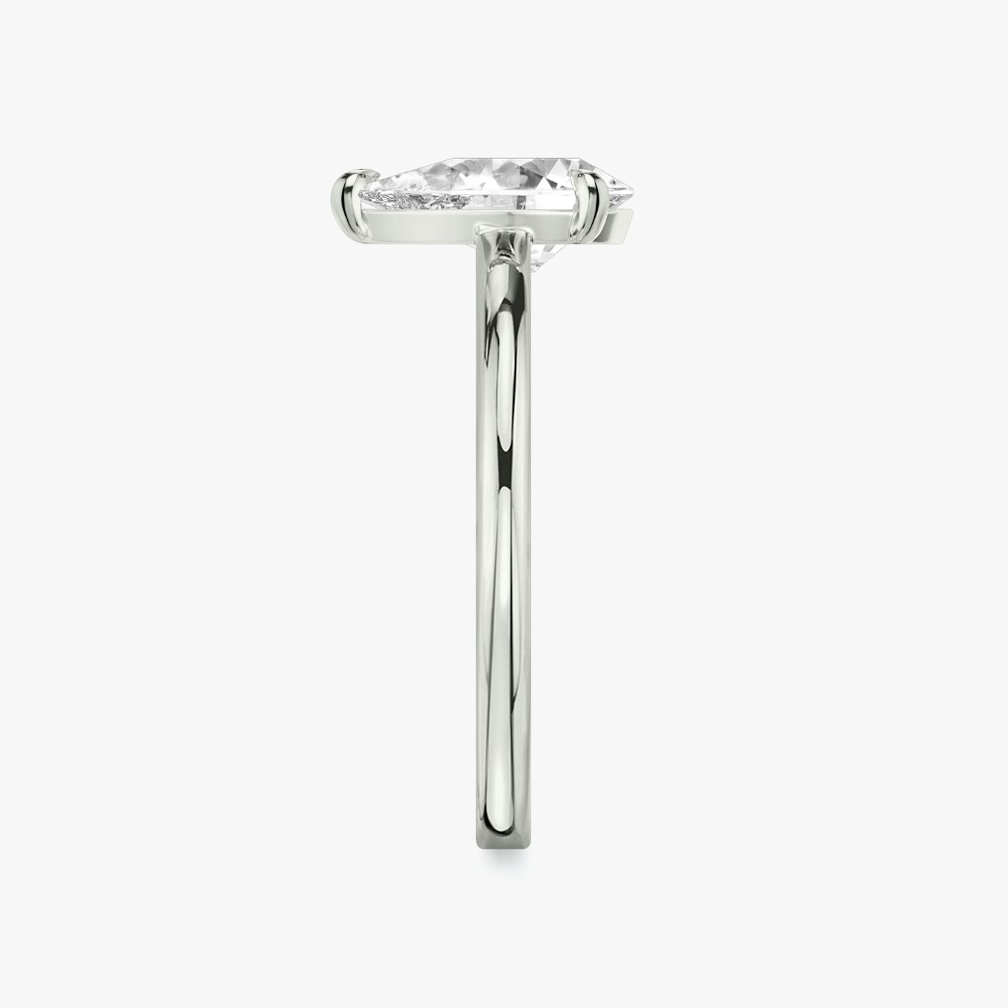 Cathedral | Tropfen | 18k | Weißgold | bandAccent: Ohne Pavé-Besatz | diamondOrientation: vertical | caratWeight: other