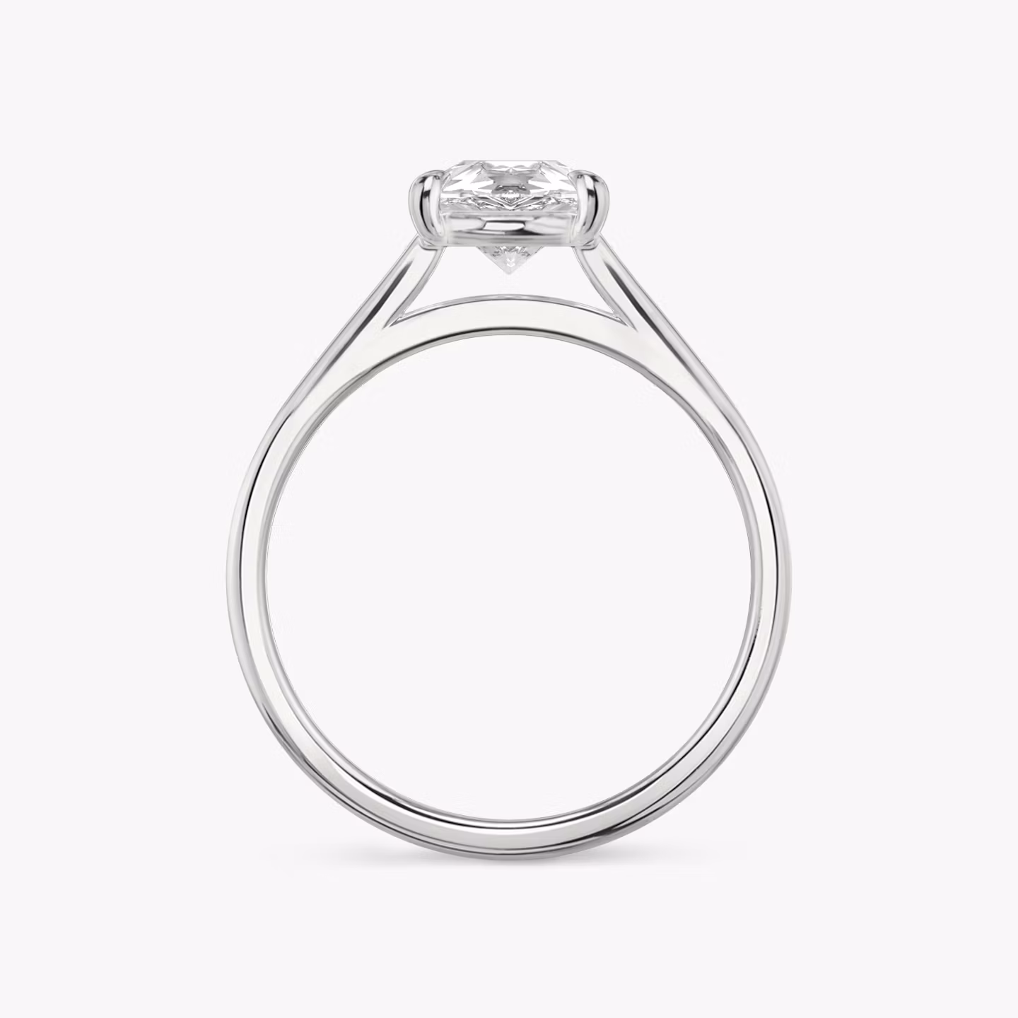 Cathedral | Tropfen | 18k | Weißgold | bandAccent: Ohne Pavé-Besatz | diamondOrientation: vertical | caratWeight: other