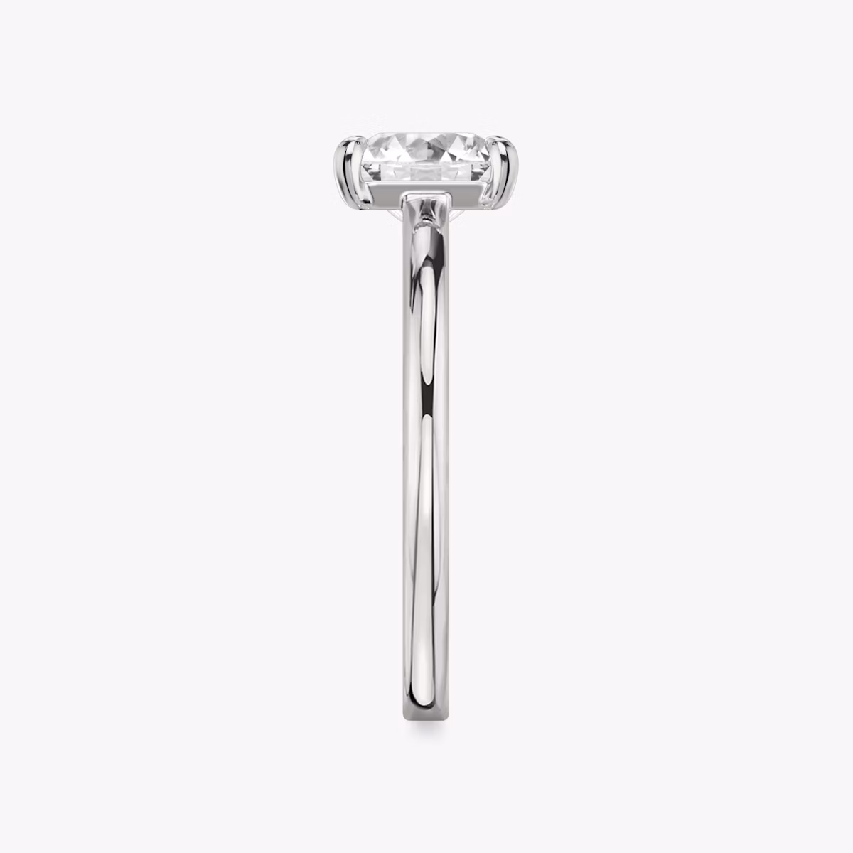 The Cathedral | Princess | 18k | White Gold | bandAccent: Plain | diamondOrientation: vertical | caratWeight: other