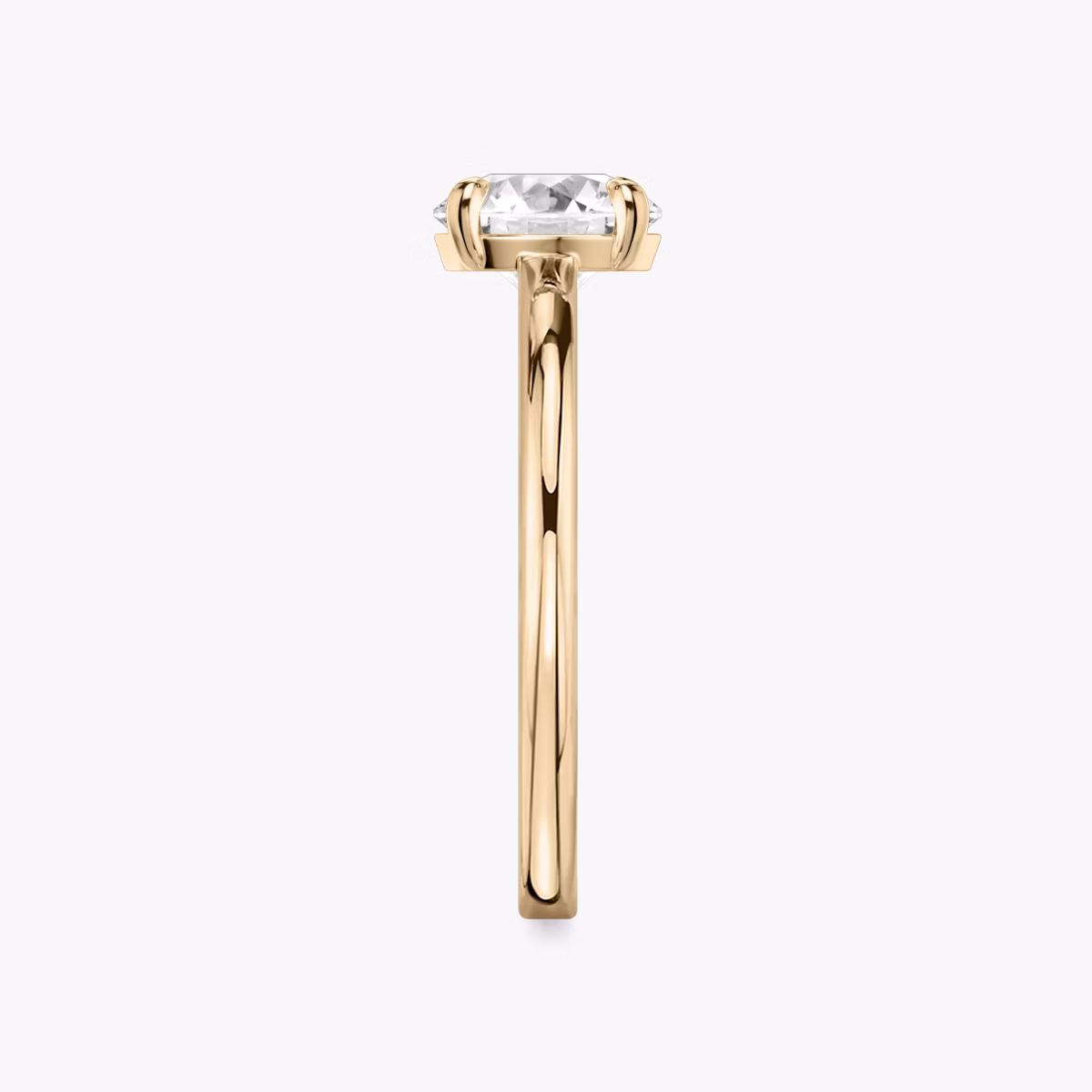 Cathedral | Rund | 14k | Roségold | bandAccent: Ohne Pavé-Besatz | caratWeight: 1.0ct | diamondOrientation: vertical