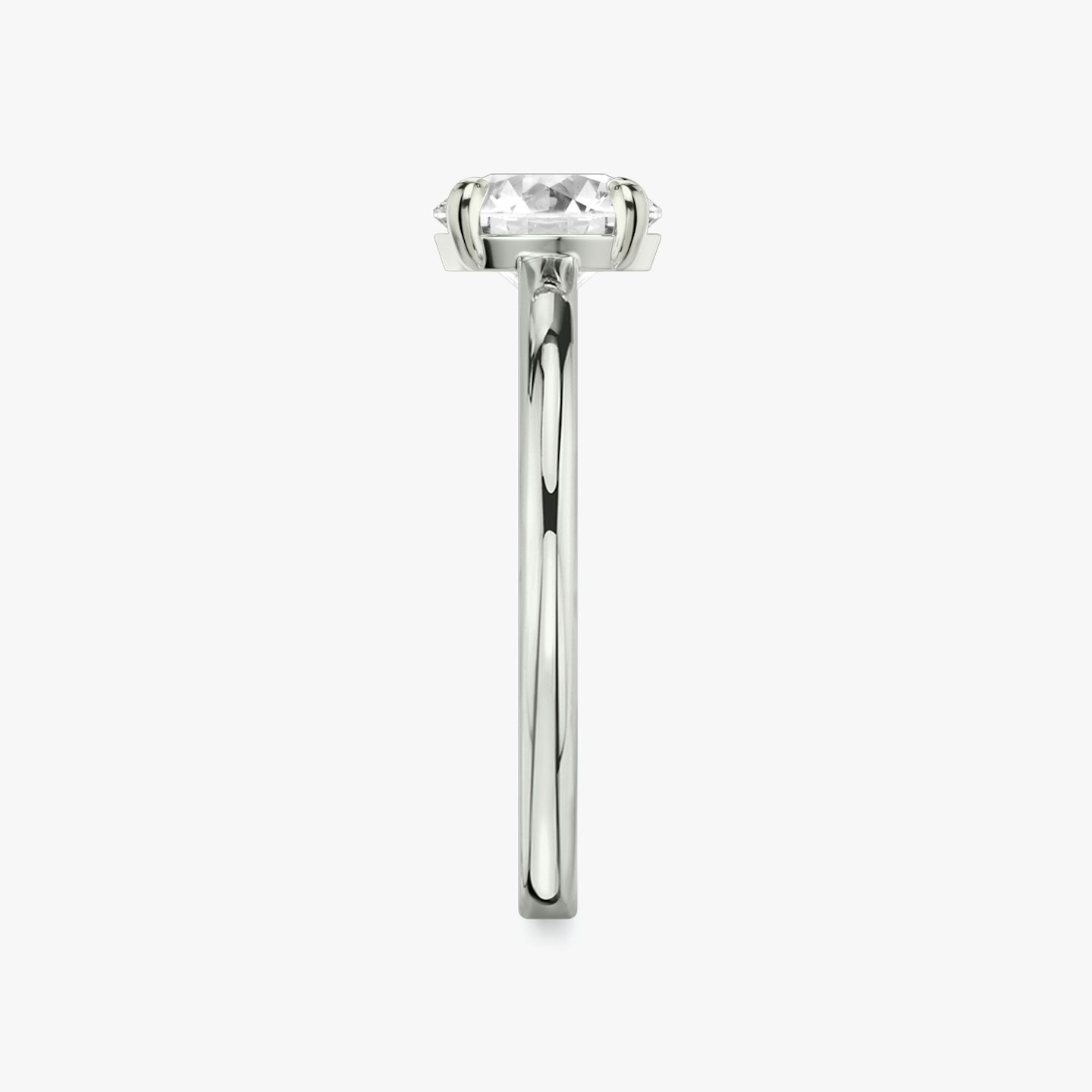 The Cathedral | Round Brilliant | Platinum | bandAccent: Plain | caratWeight: 2.0ct | diamondOrientation: vertical