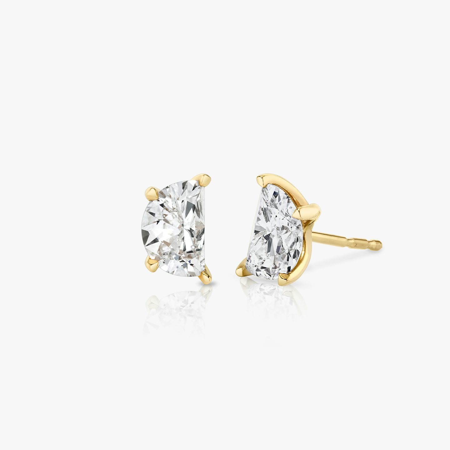 Iconic Half Moon Diamond Earrings