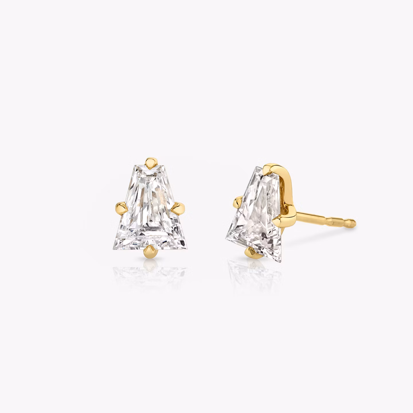 VRAI Iconic Stud Keystone | Yellow Gold