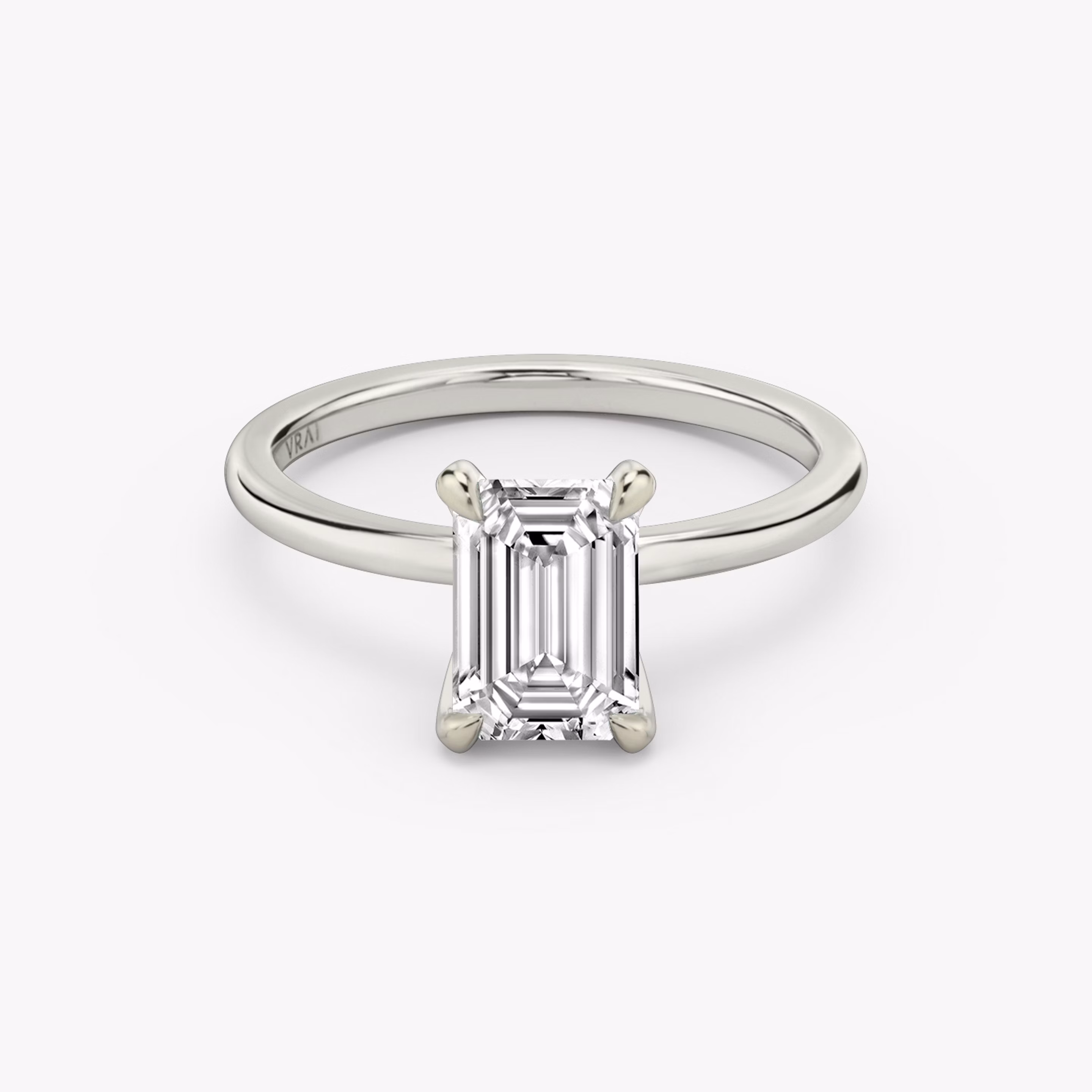 VRAI Classic Emerald Engagement Ring