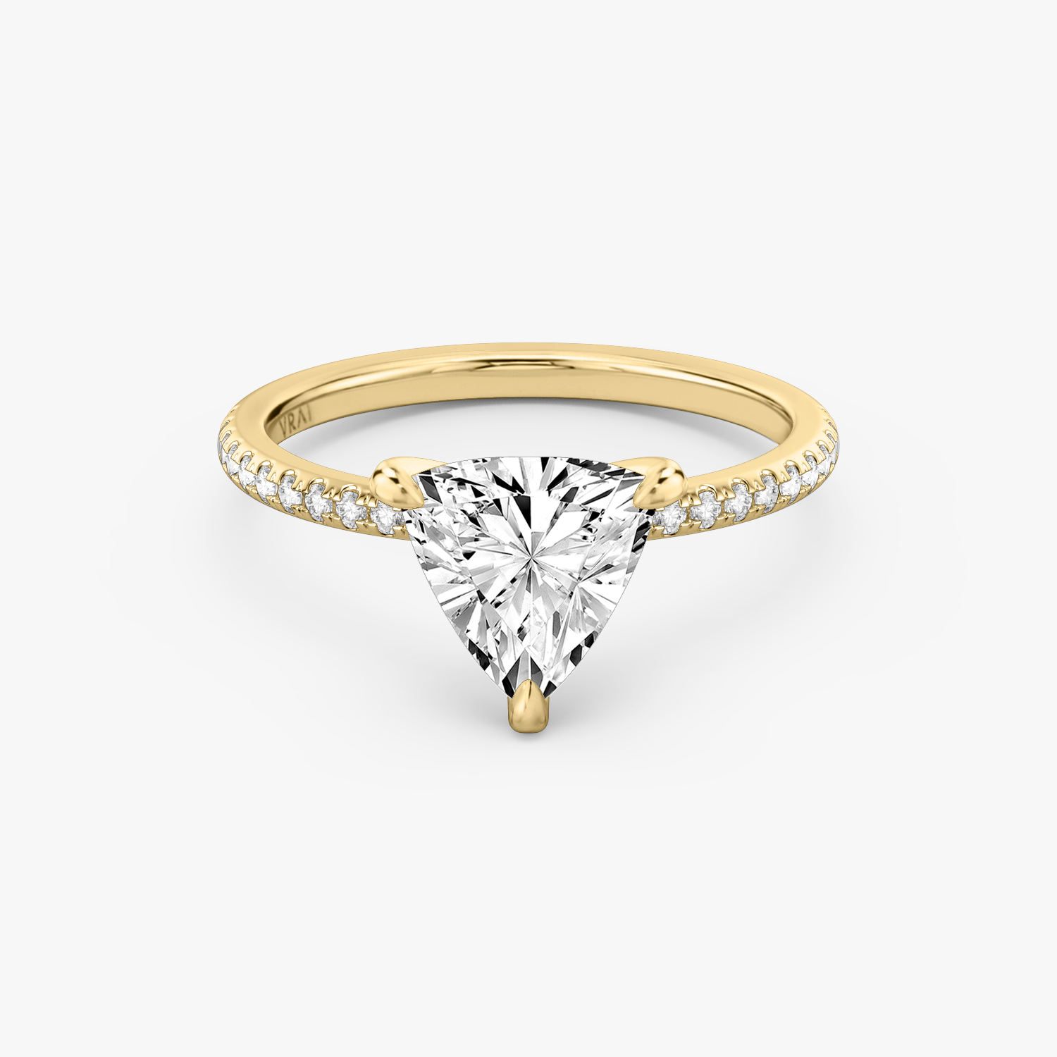 Classic Trillion Diamond Engagement Ring