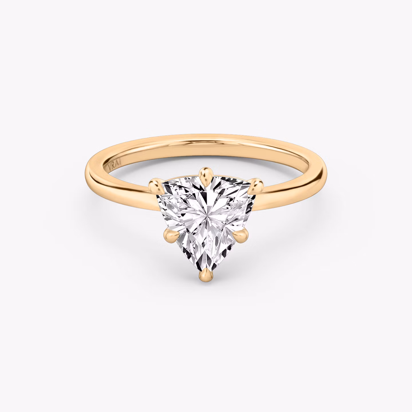 The Signature 6 Prong Trillion | Rose Gold
